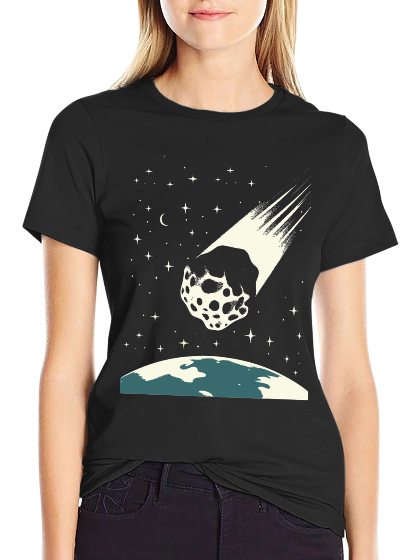 Meteor Shower T-Shirt - Space Graphic Tee
