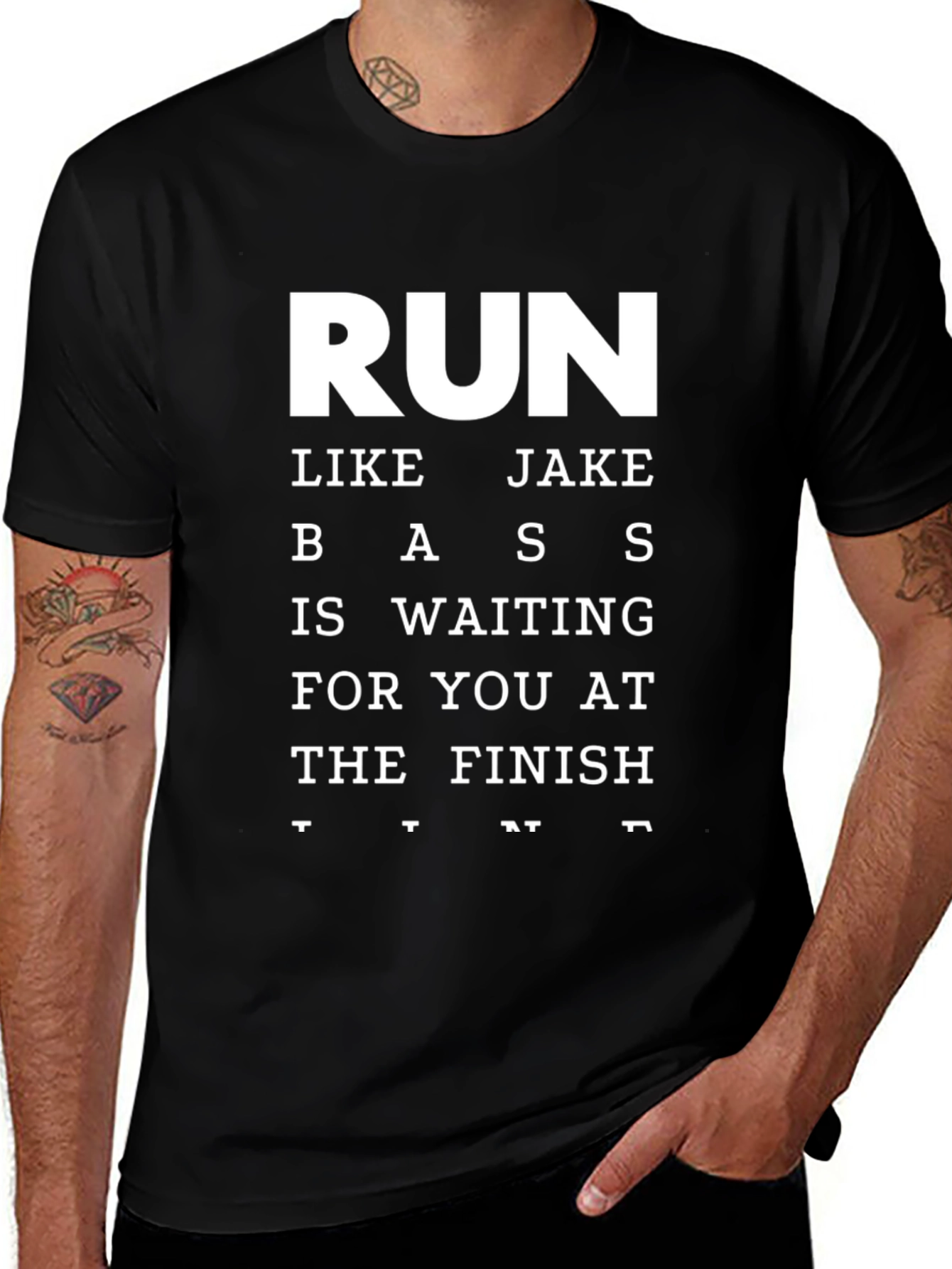 Run Like Jake Bass T-Shirt