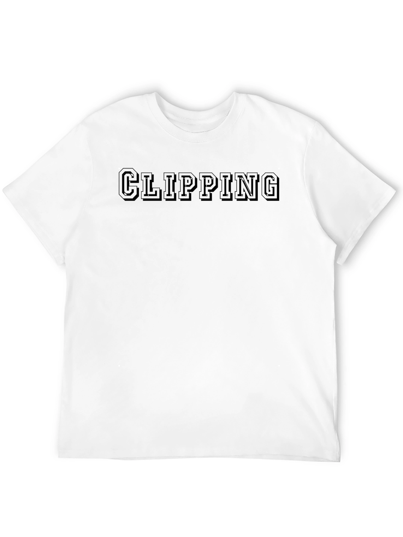 Clipping Band Logo Black T-Shirt