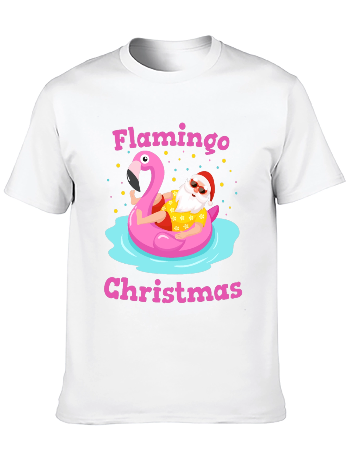 Flamingo Christmas Graphic Tee
