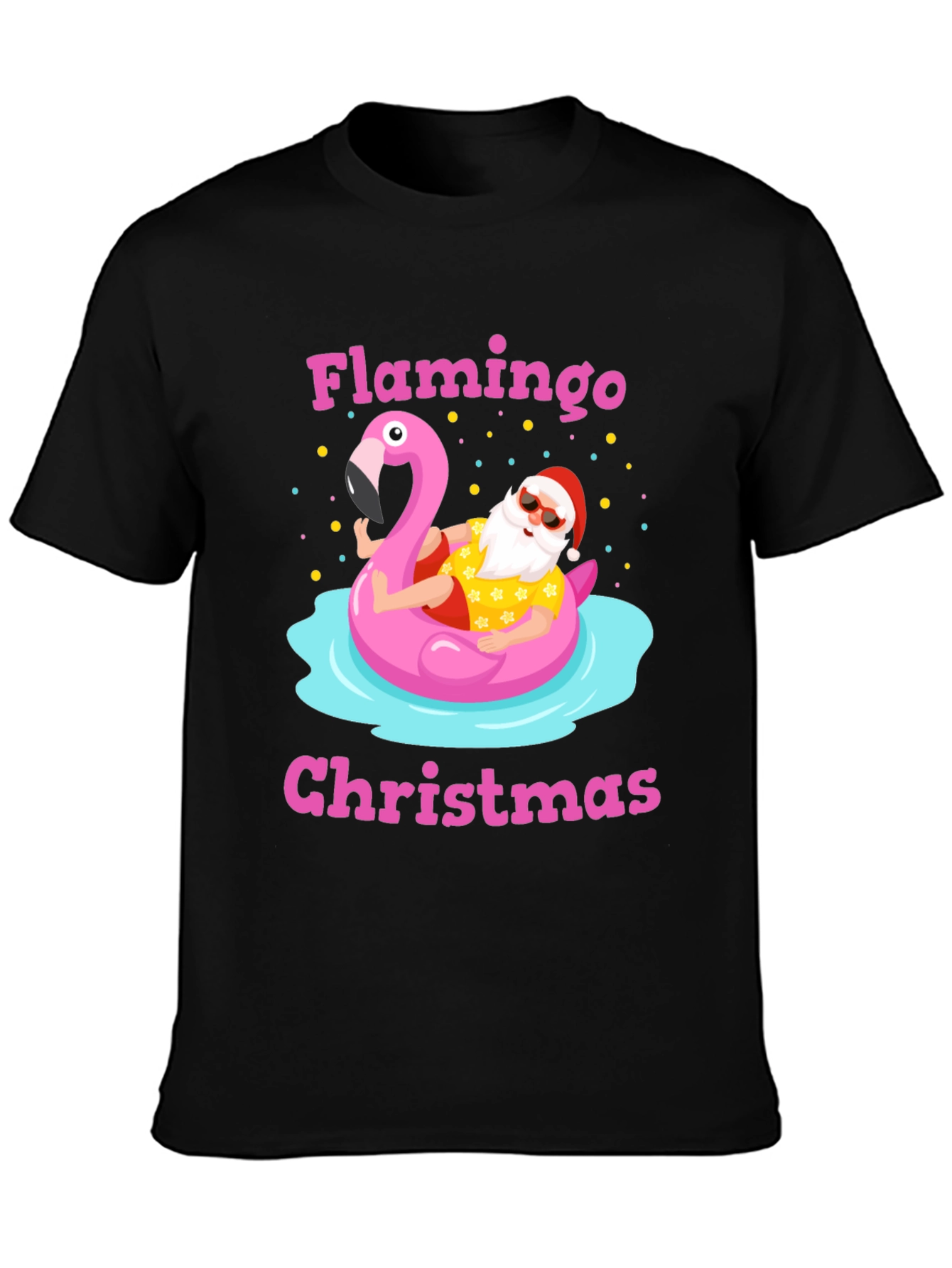 Flamingo Christmas Graphic Tee