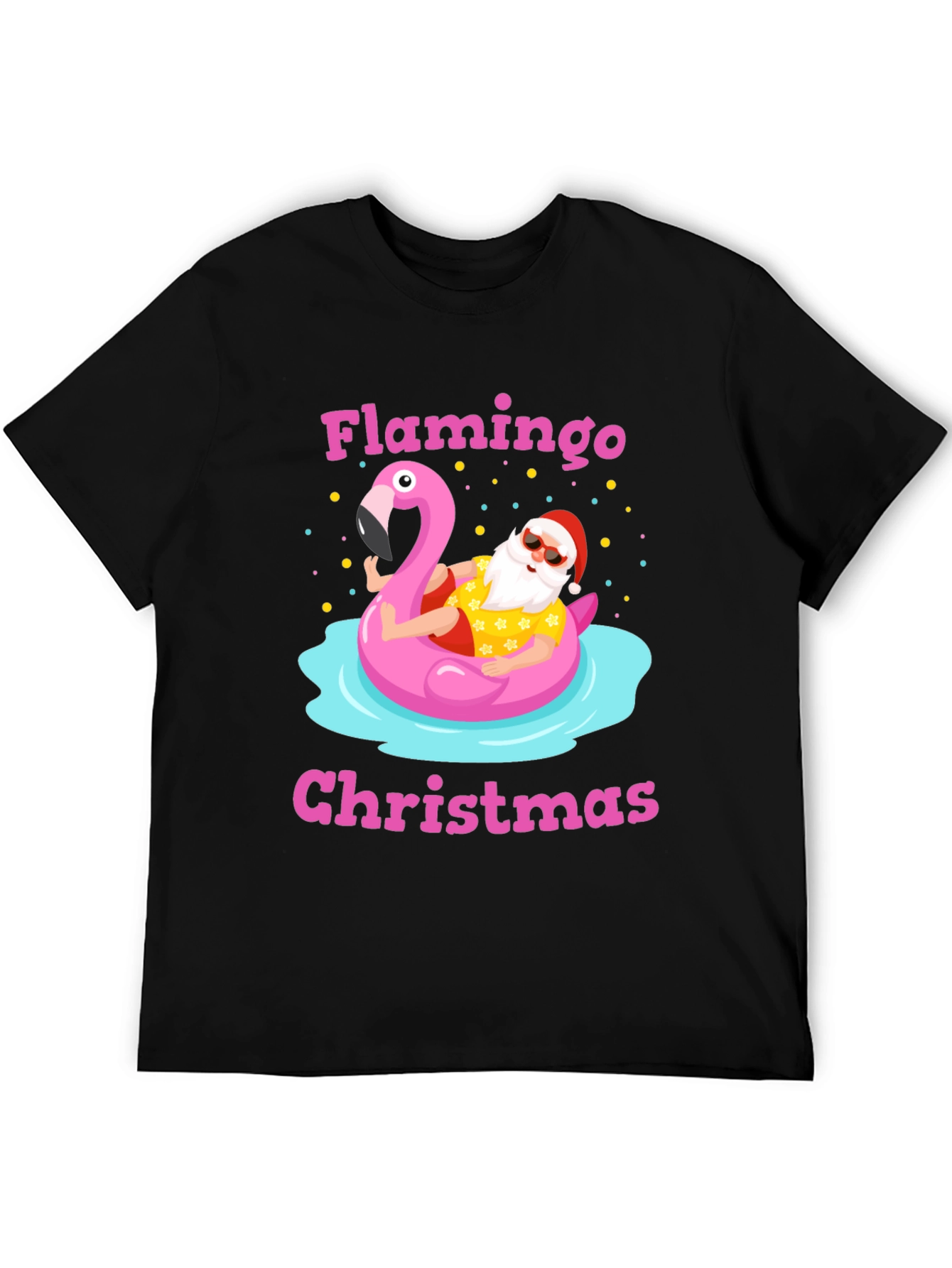Flamingo Christmas Graphic Tee