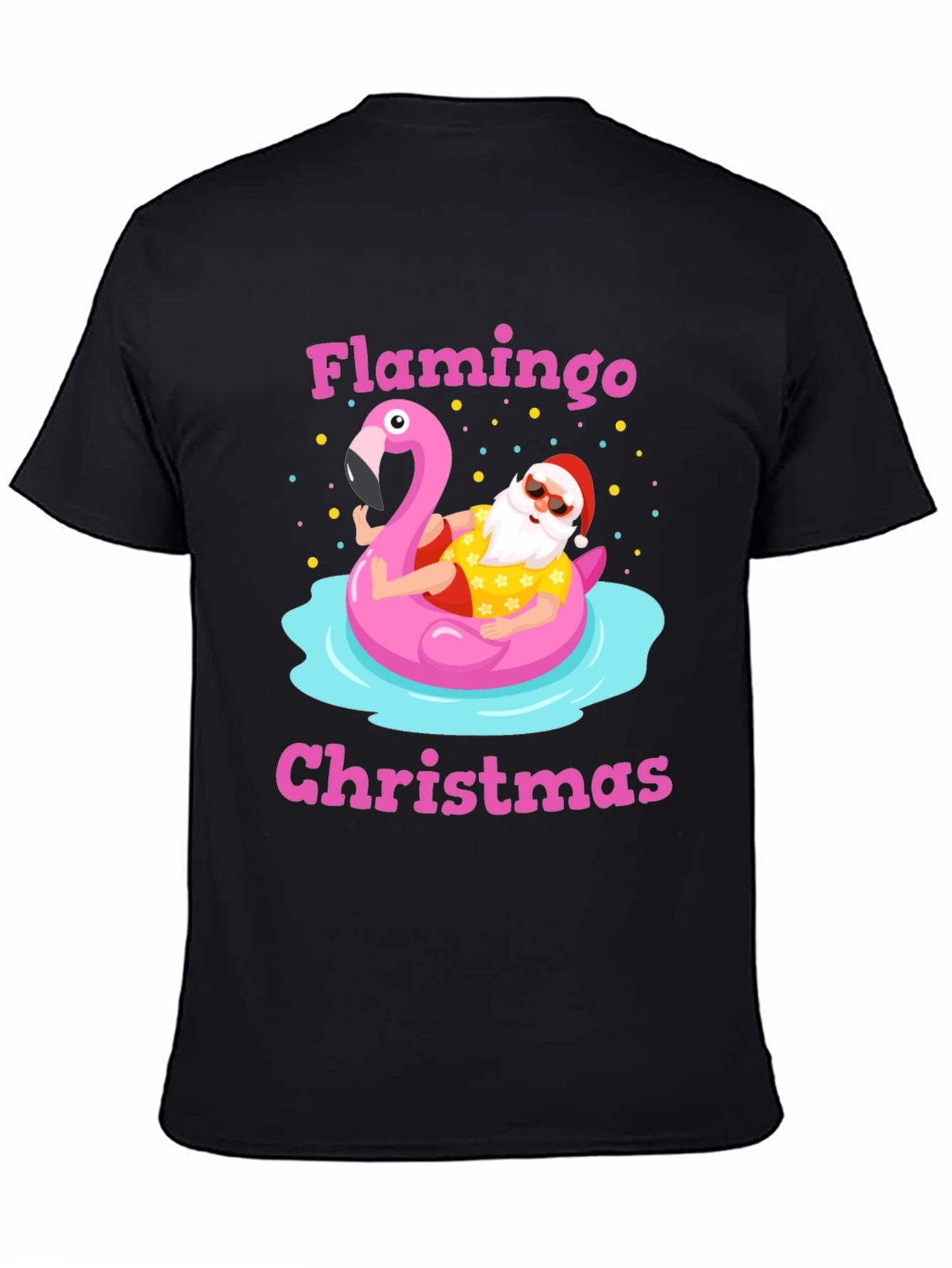 Flamingo Christmas Graphic Tee