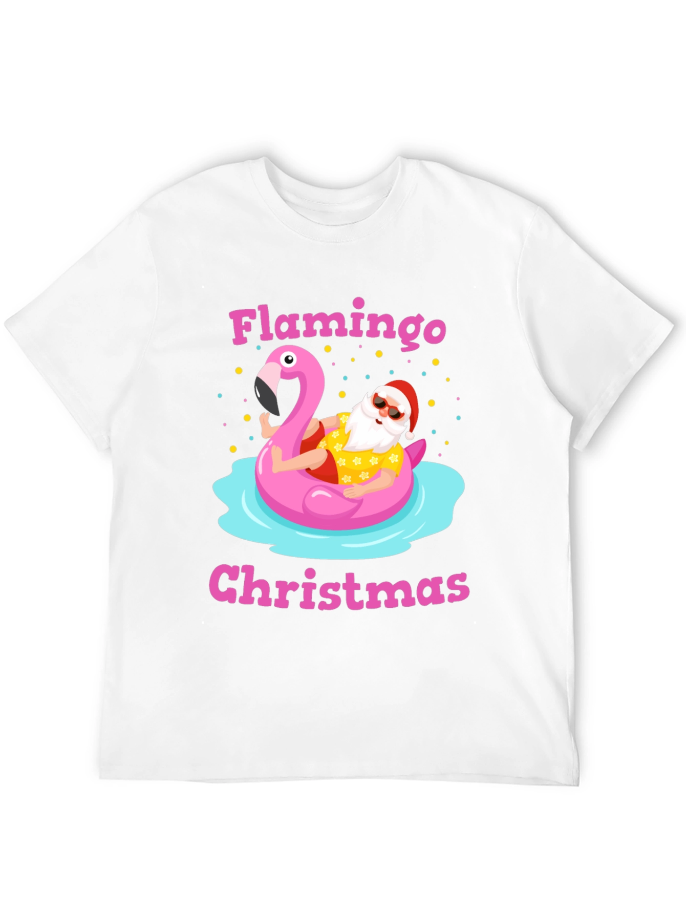 Flamingo Christmas Graphic Tee