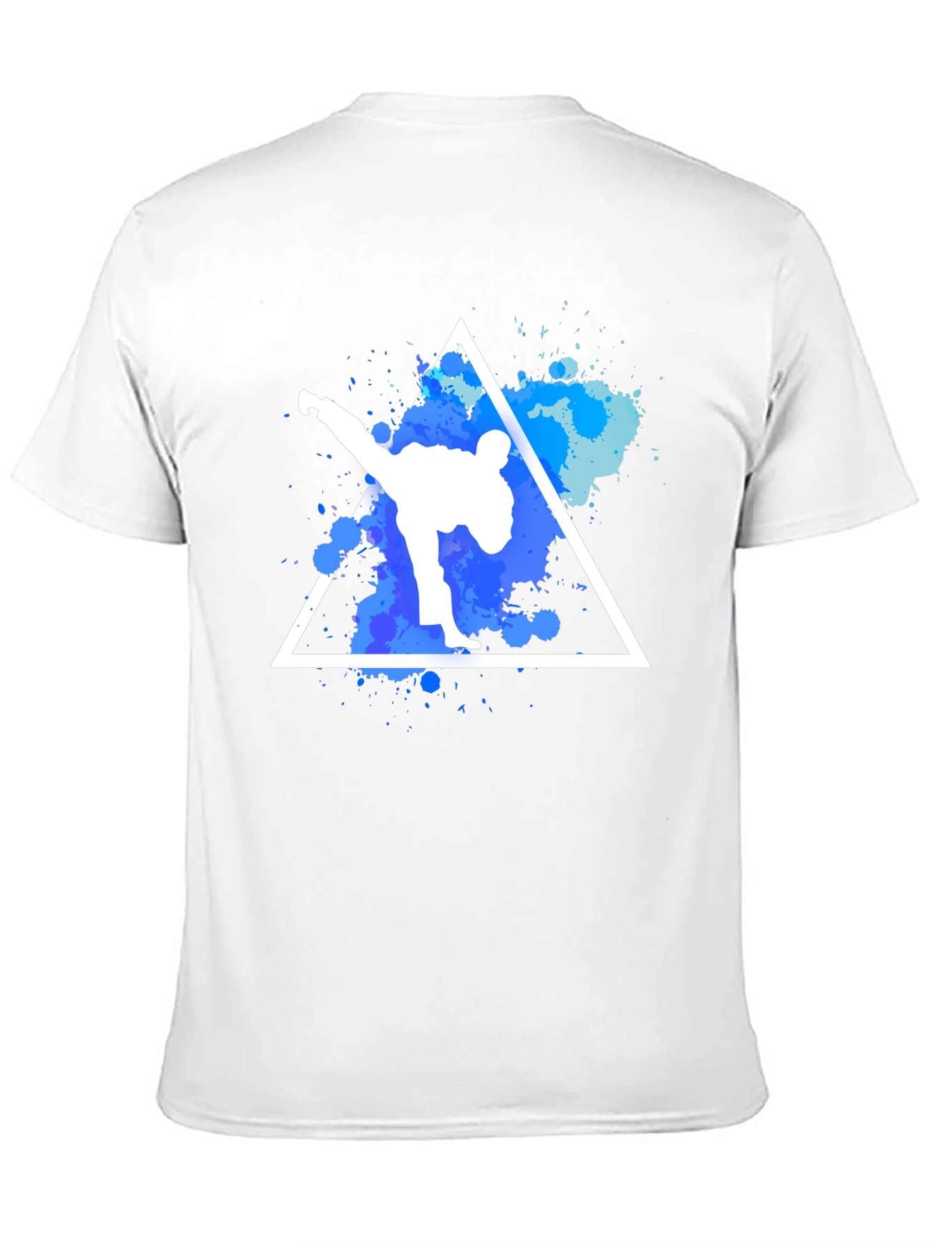 Karate Kick T-Shirt - Black Cotton Graphic Tee