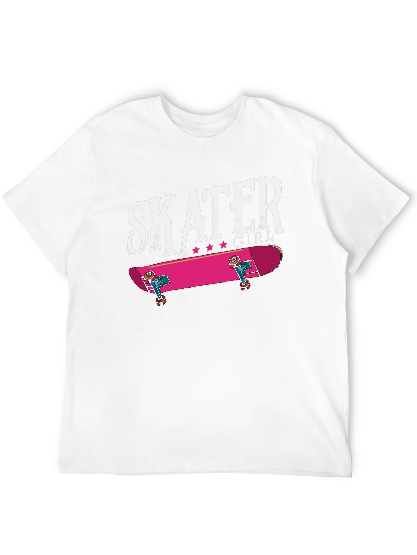Skater Girl Graphic Tee - Cool Skateboard T-Shirt