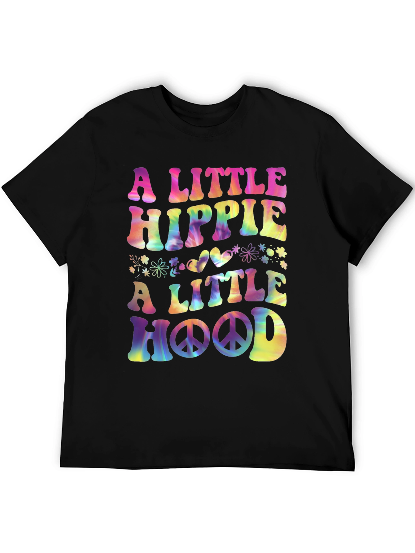 A Little Hippie A Little Hood Graphic Tee