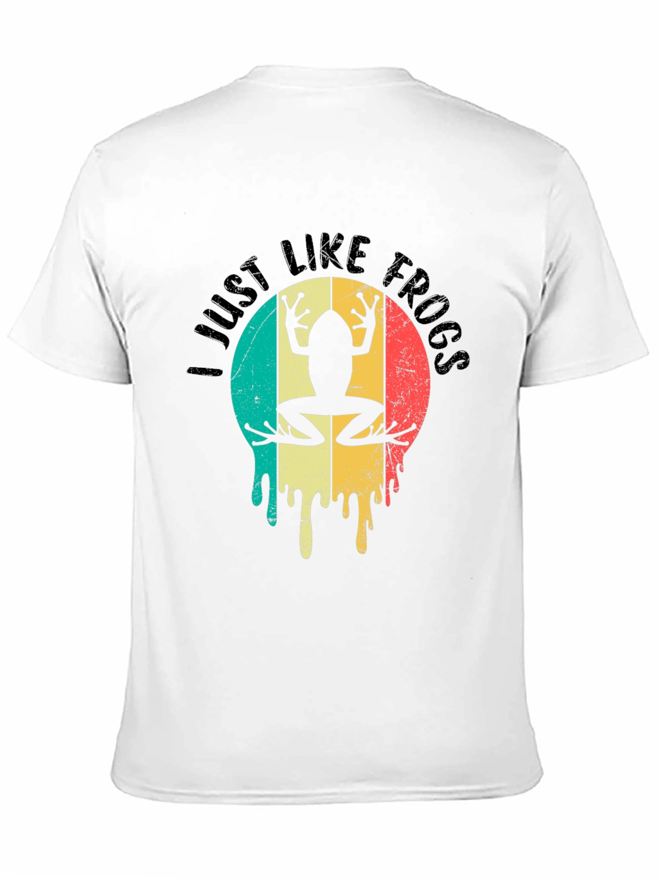 I Just Like Frogs Retro Graphic T-Shirt