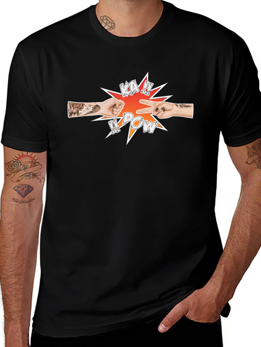 Ka Pow Comic Style Graphic T-Shirt