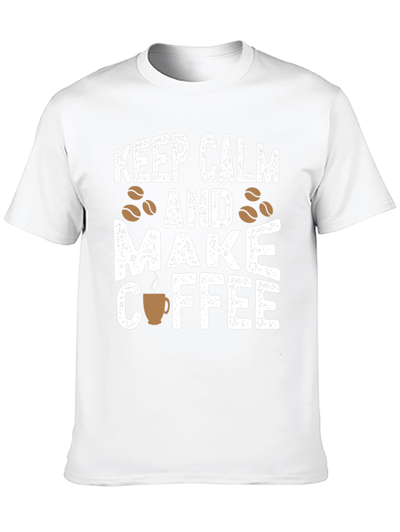 Keep Calm & Make Coffee Graphic T-Shirt