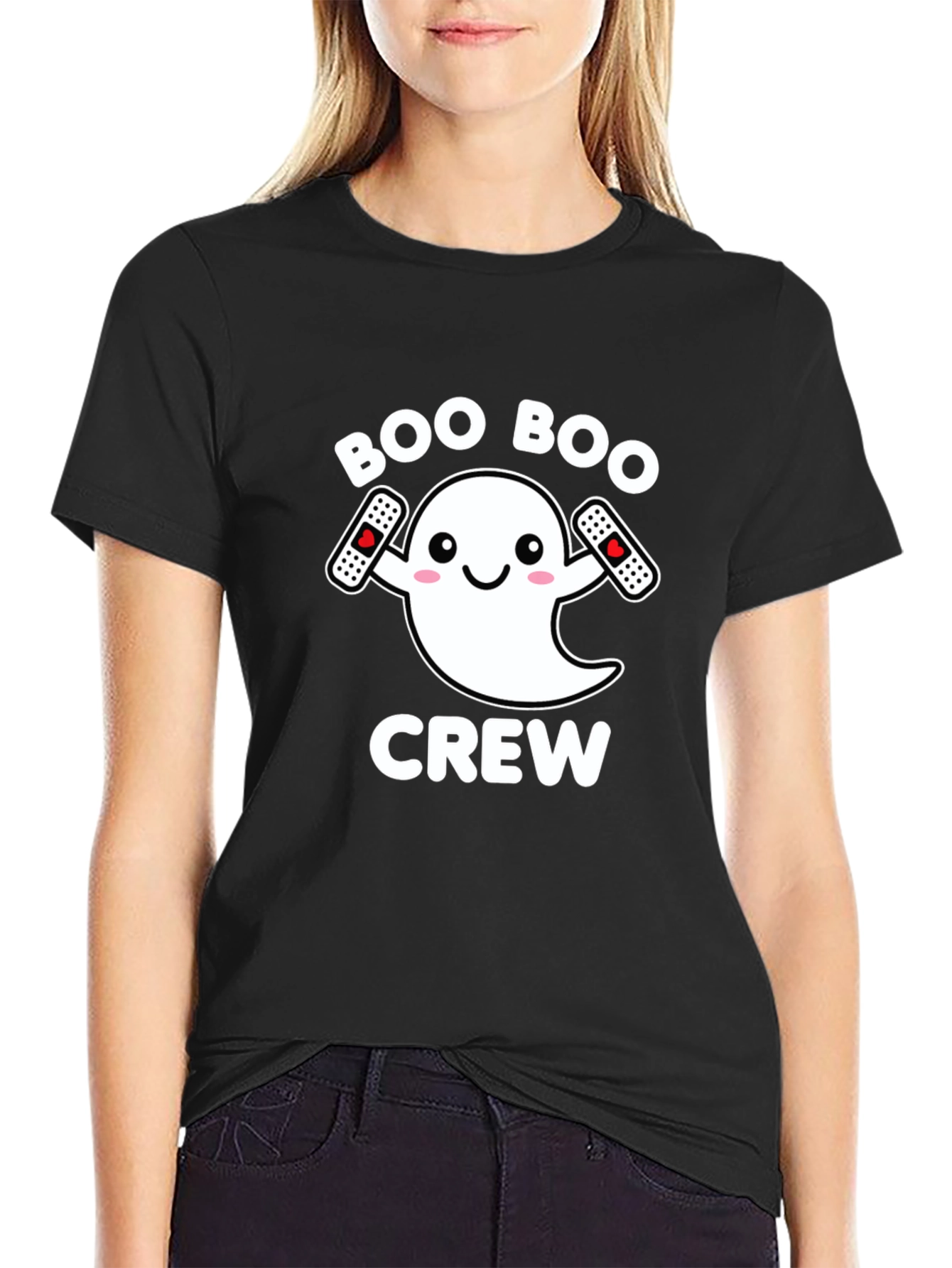 Boo Boo Crew Ghost T-Shirt - Spooky Fun!