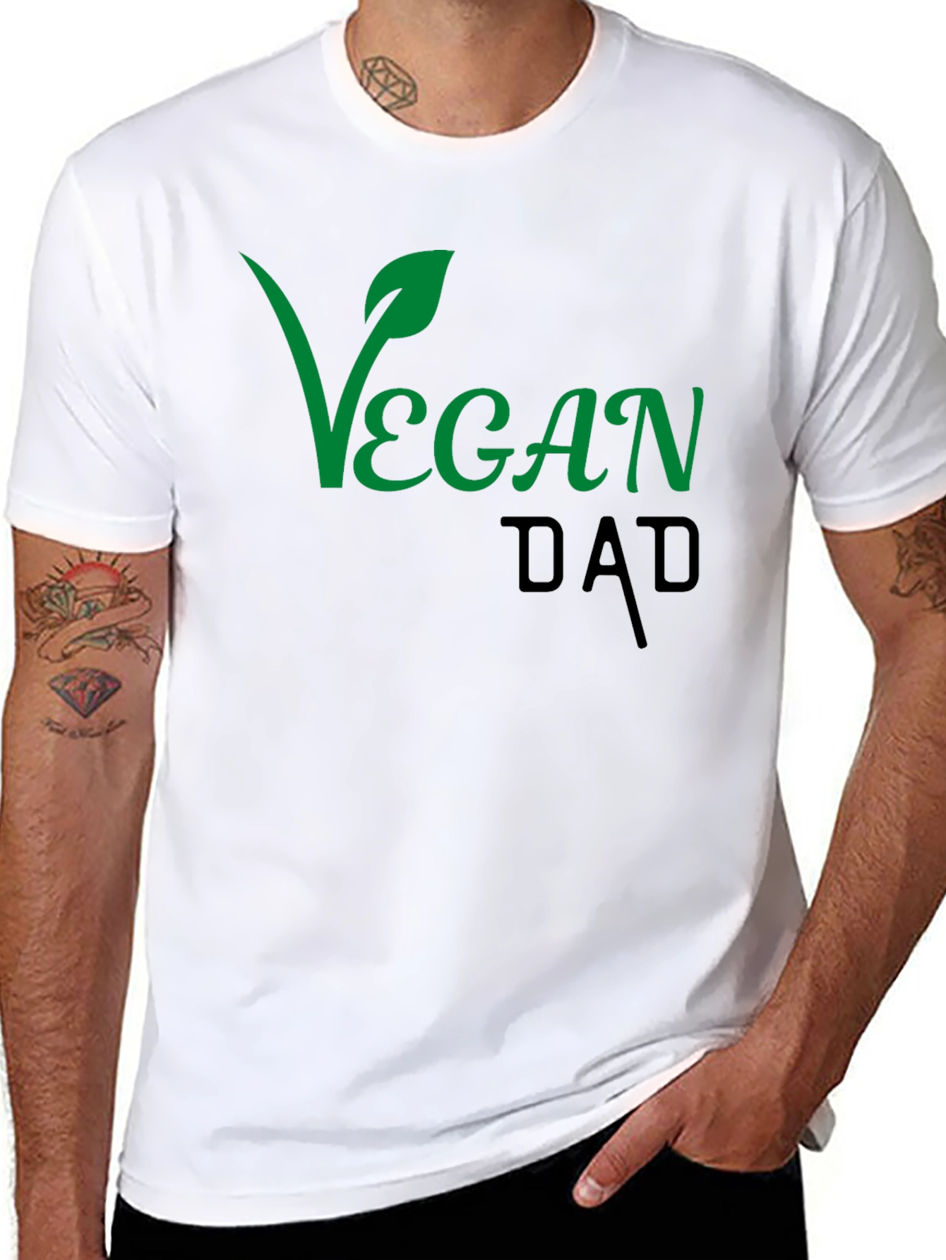 Vegan Dad T-Shirt -  Organic Cotton