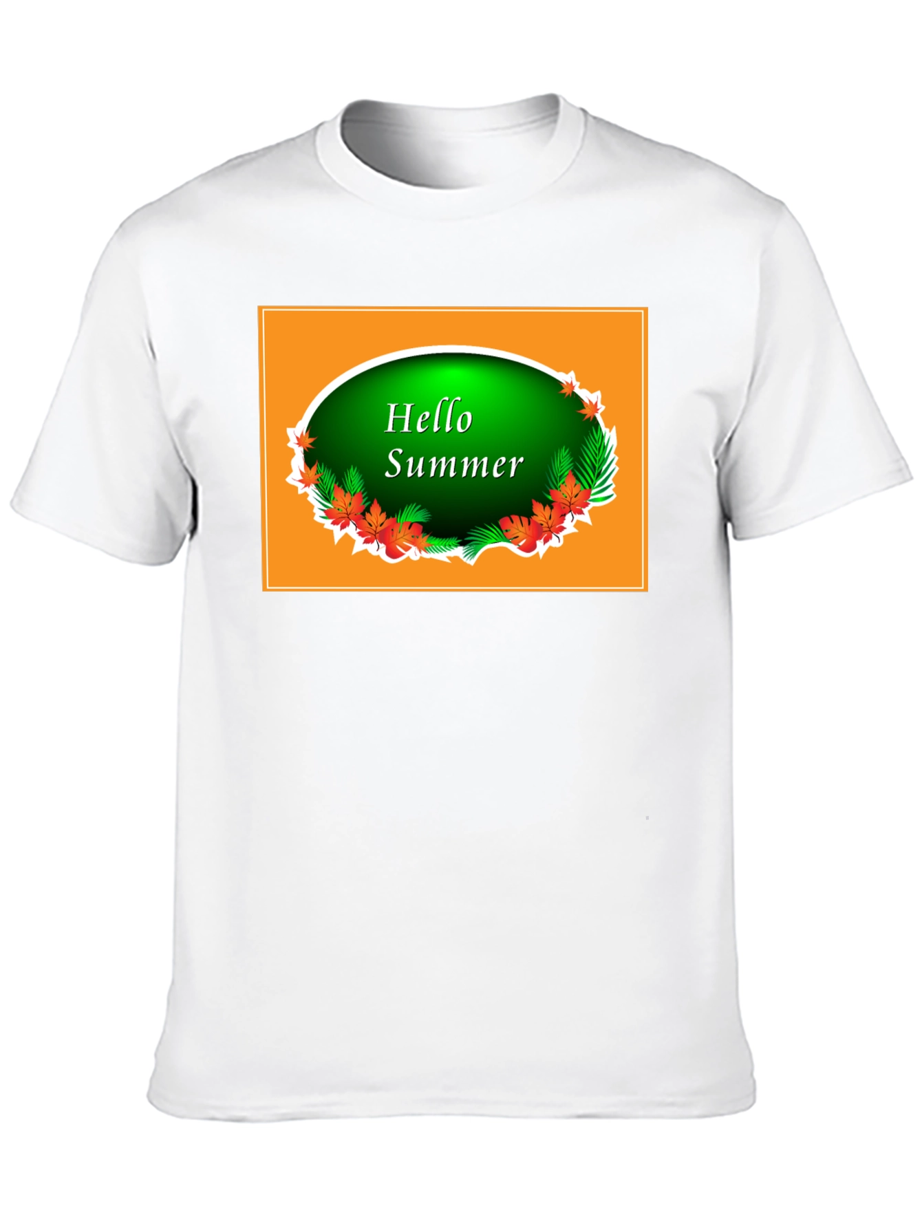 Hello Summer Black T-Shirt