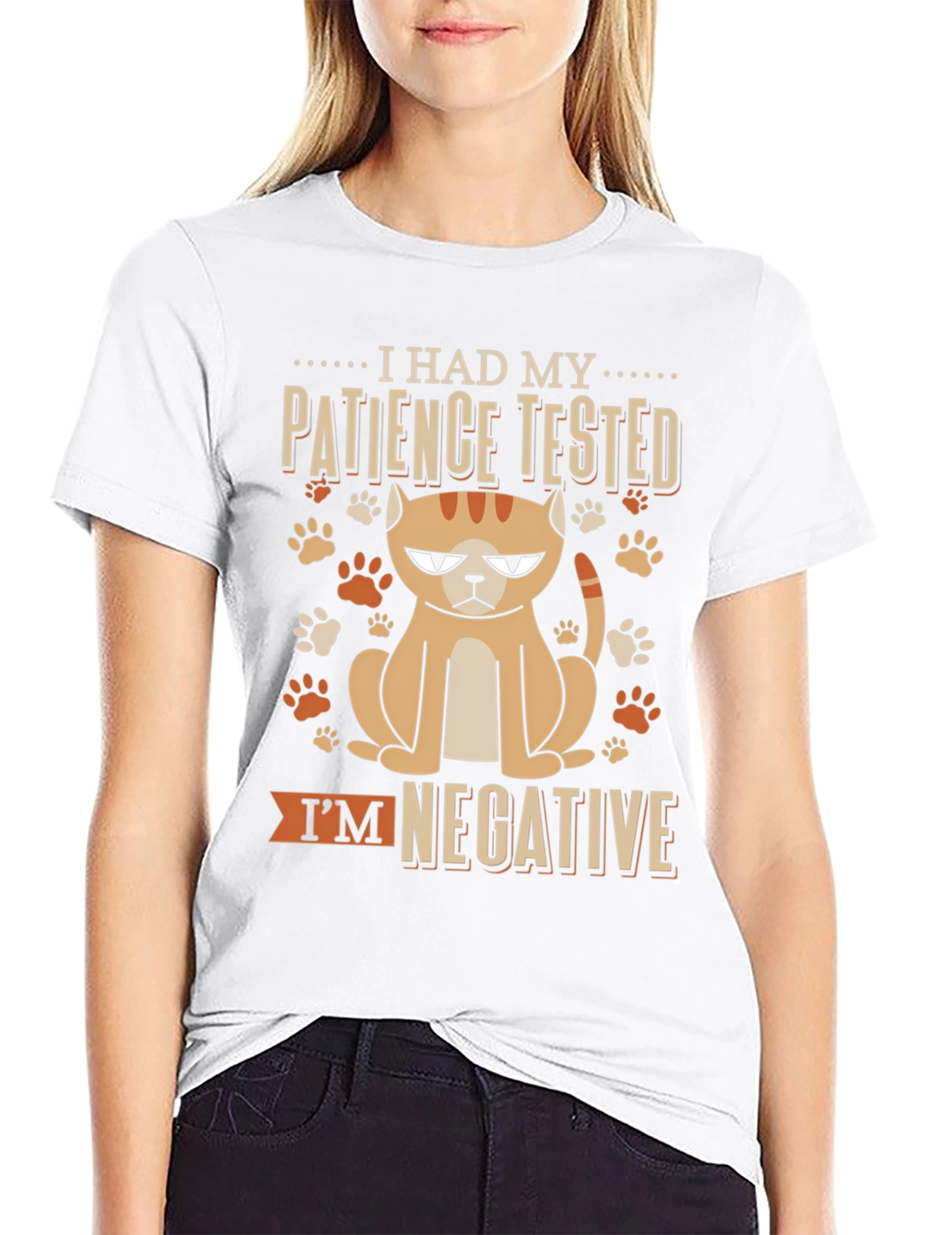 Patience Tested Cat Graphic Tee