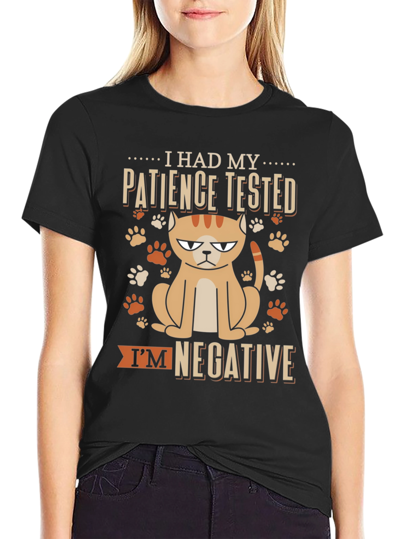 Patience Tested Cat Graphic Tee