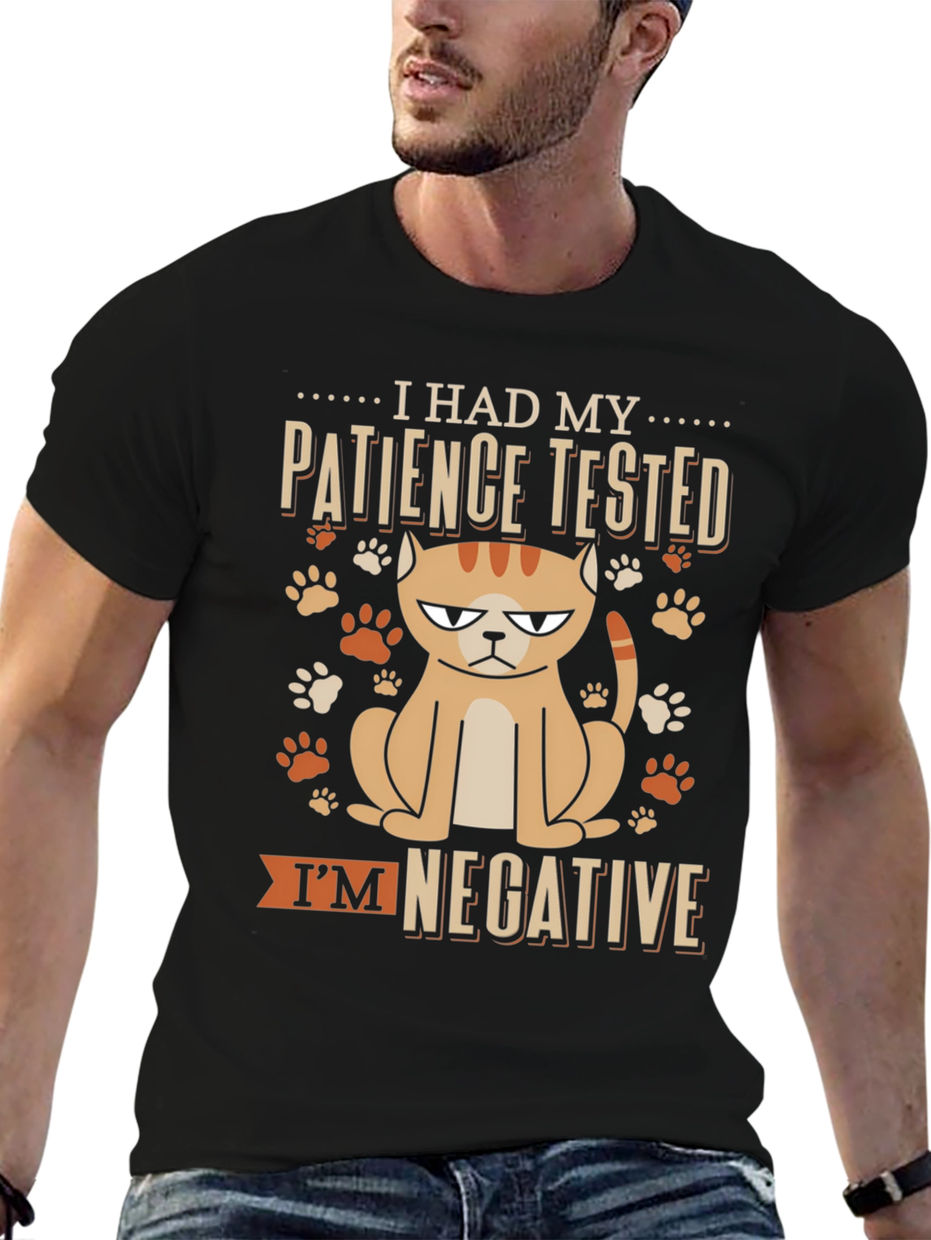 Patience Tested Cat Graphic Tee