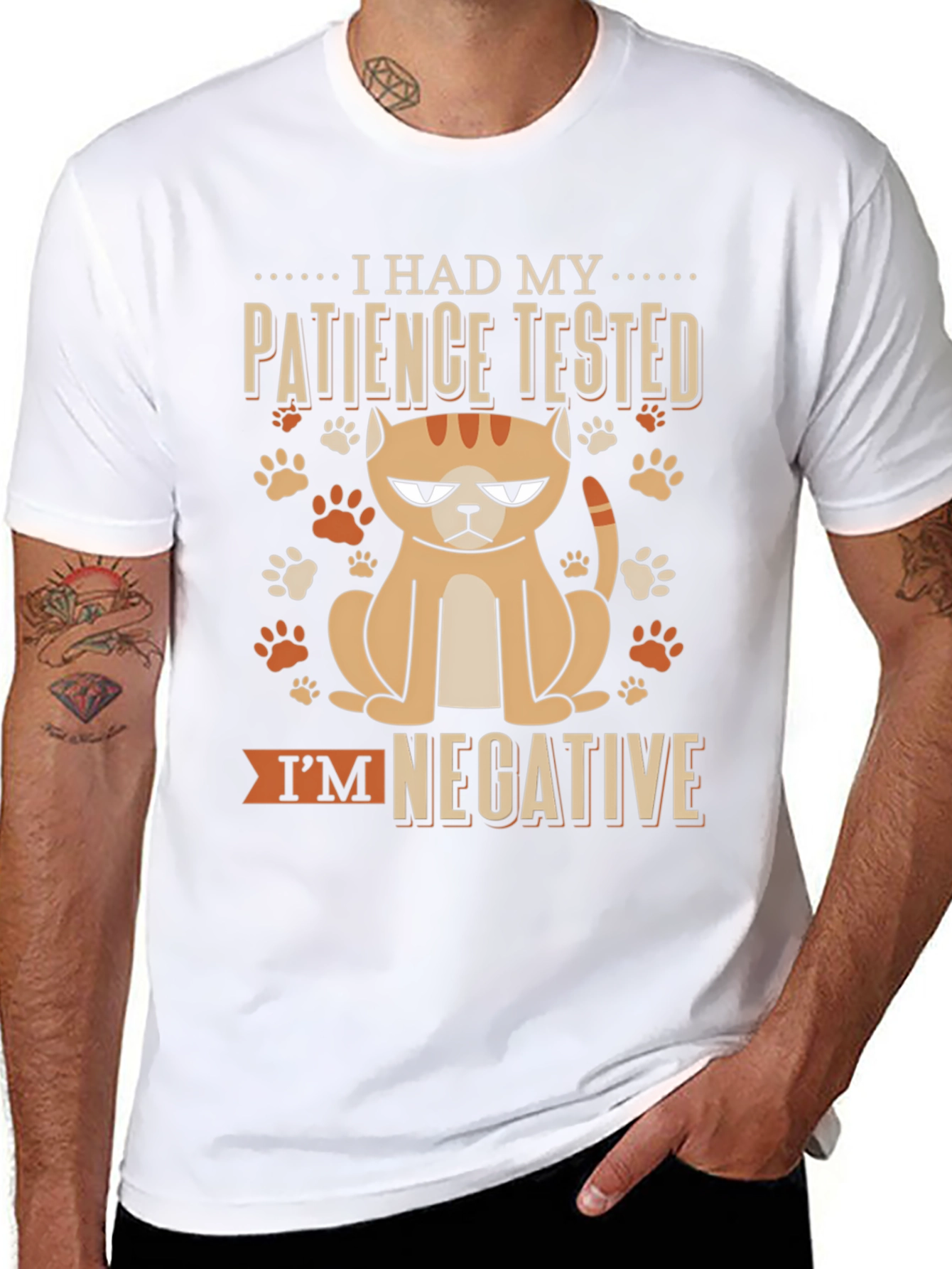 Patience Tested Cat Graphic Tee