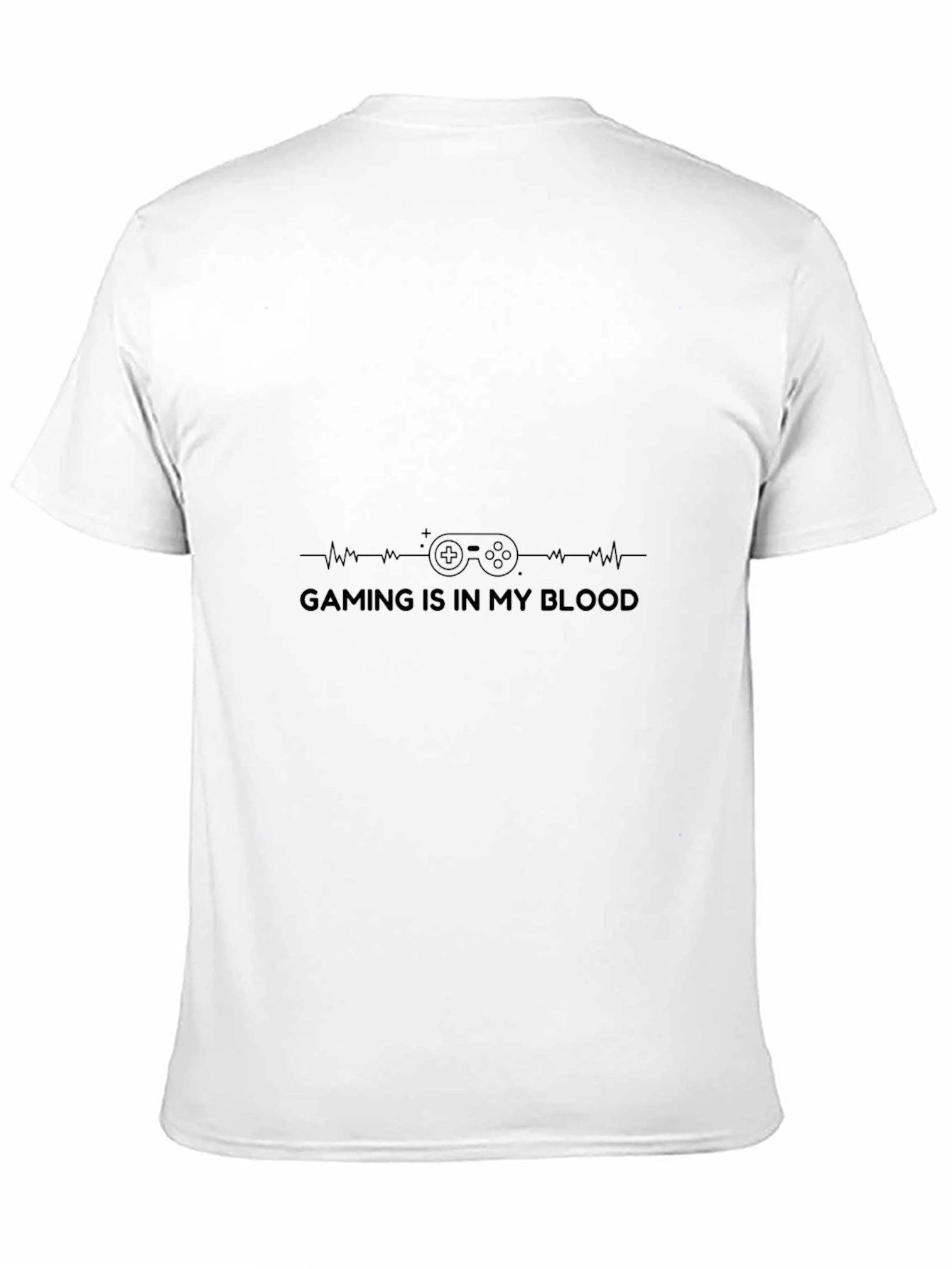 Gaming Is In My Blood Black T-Shirt