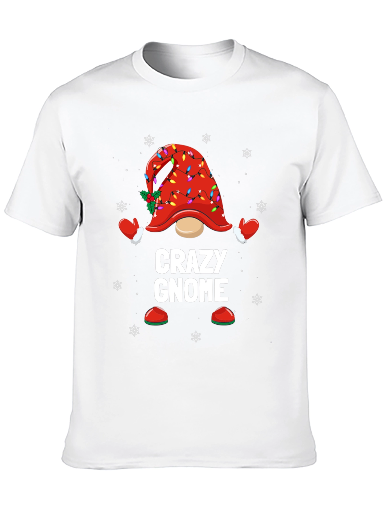 Crazy Gnome Christmas T-Shirt