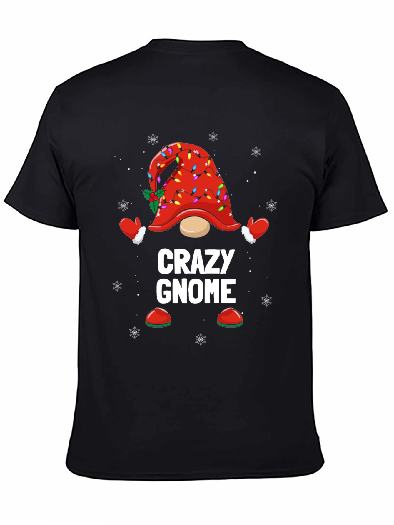 Crazy Gnome Christmas T-Shirt