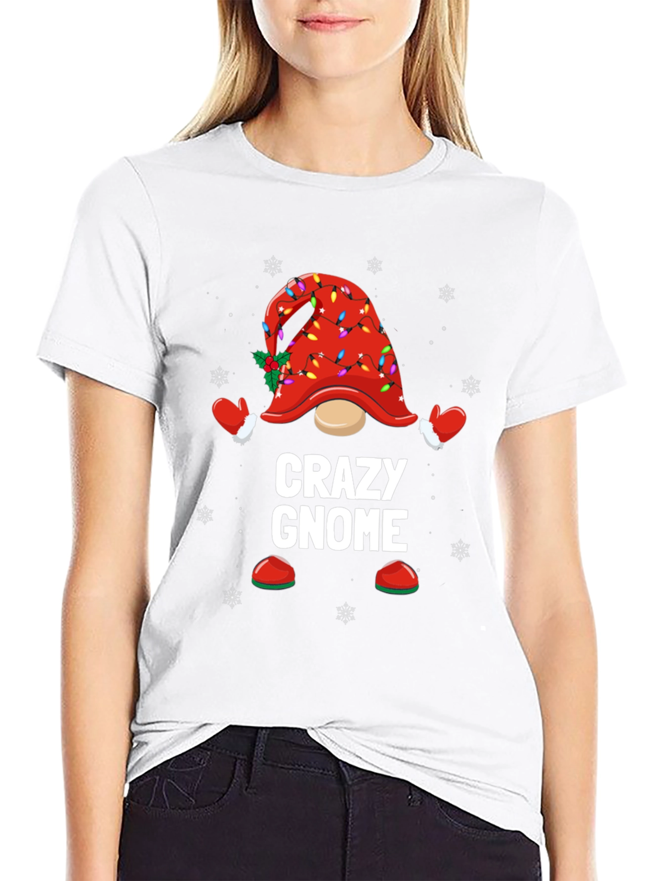 Crazy Gnome Christmas T-Shirt