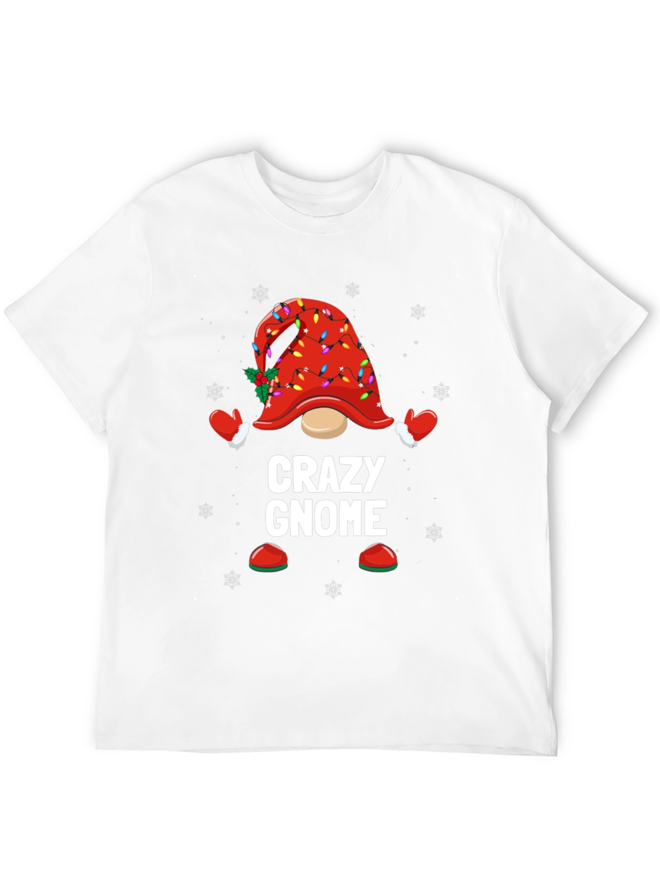 Crazy Gnome Christmas T-Shirt