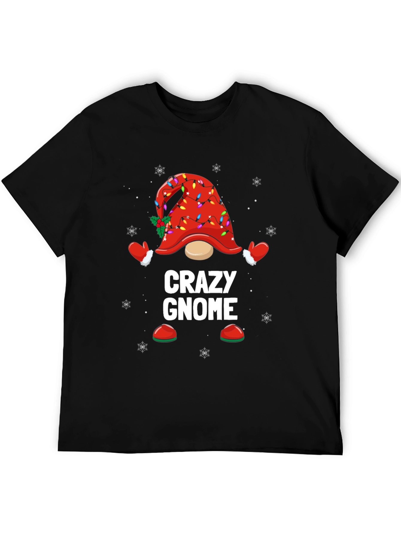 Crazy Gnome Christmas T-Shirt