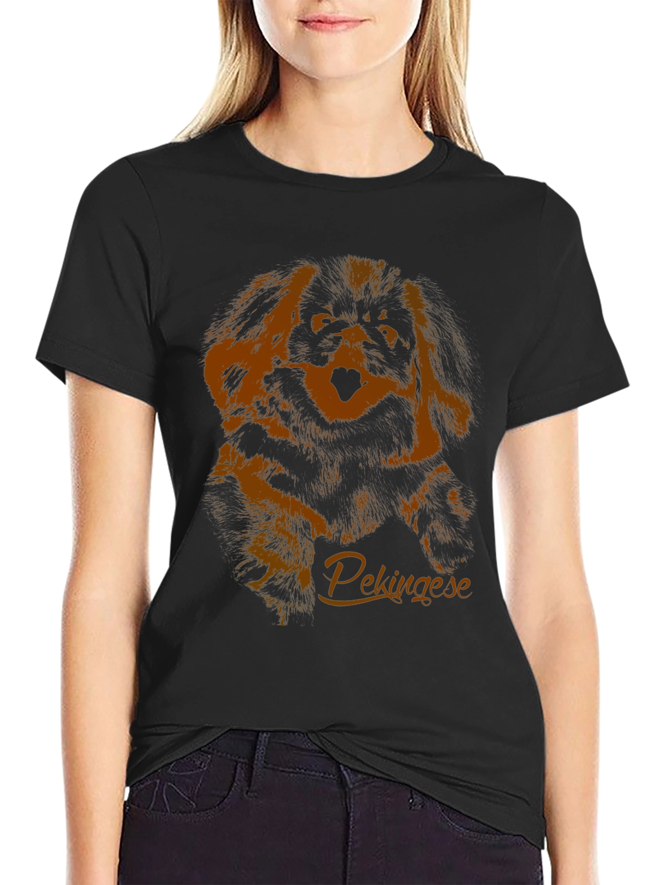 Pekingese Dog Graphic T-Shirt