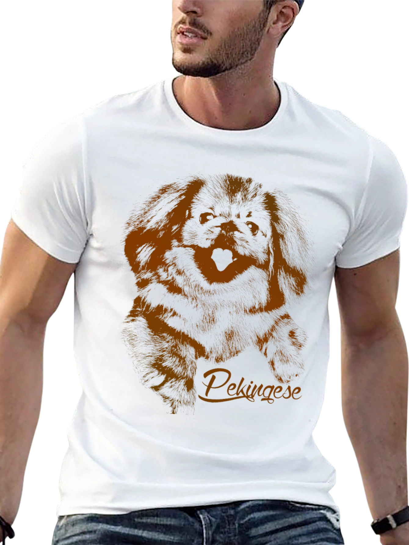 Pekingese Dog Graphic T-Shirt