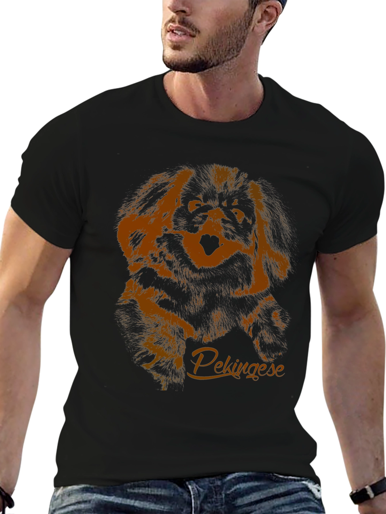 Pekingese Dog Graphic T-Shirt