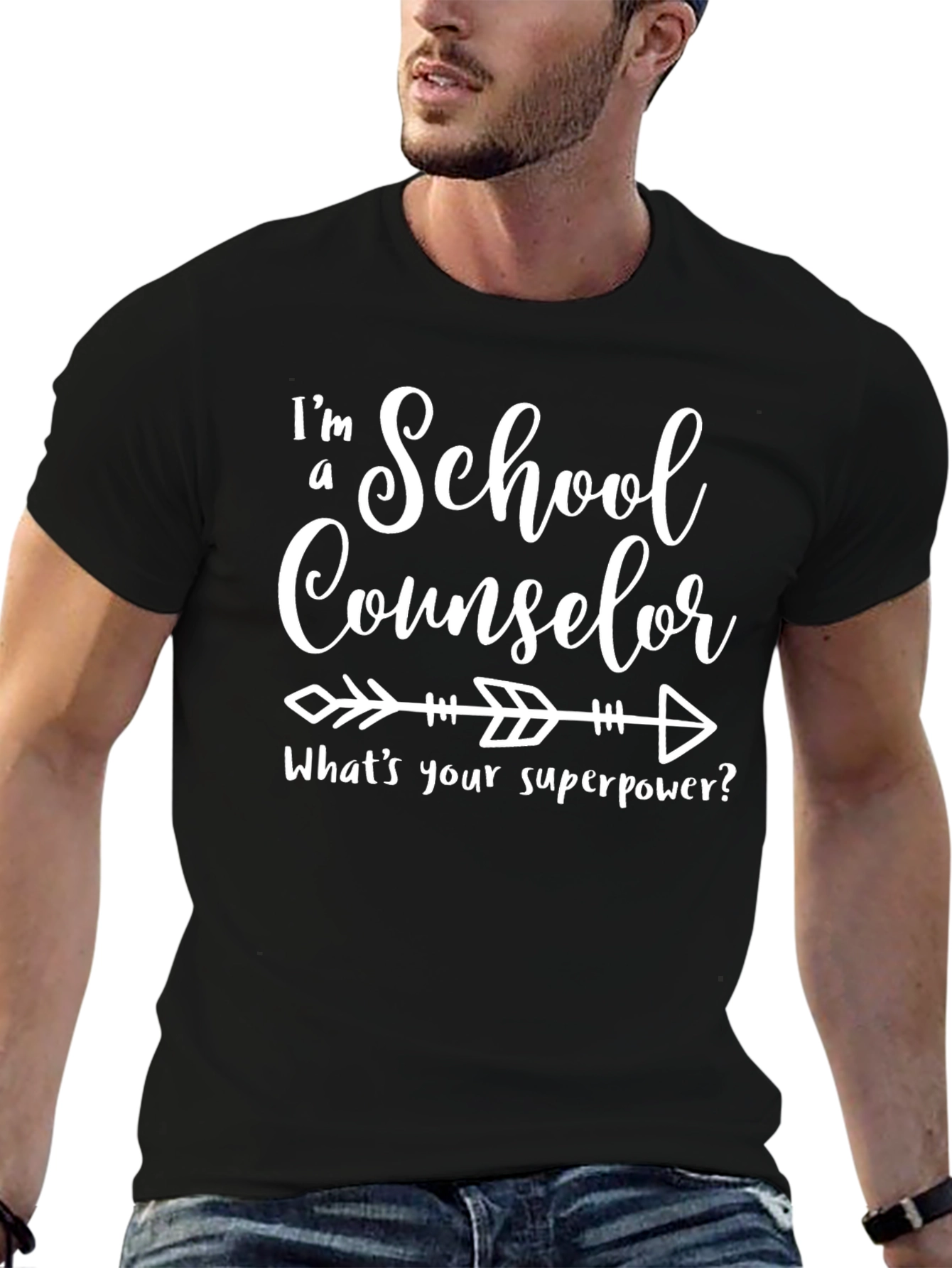 School Counselor T-Shirt - Whats Your Superpower