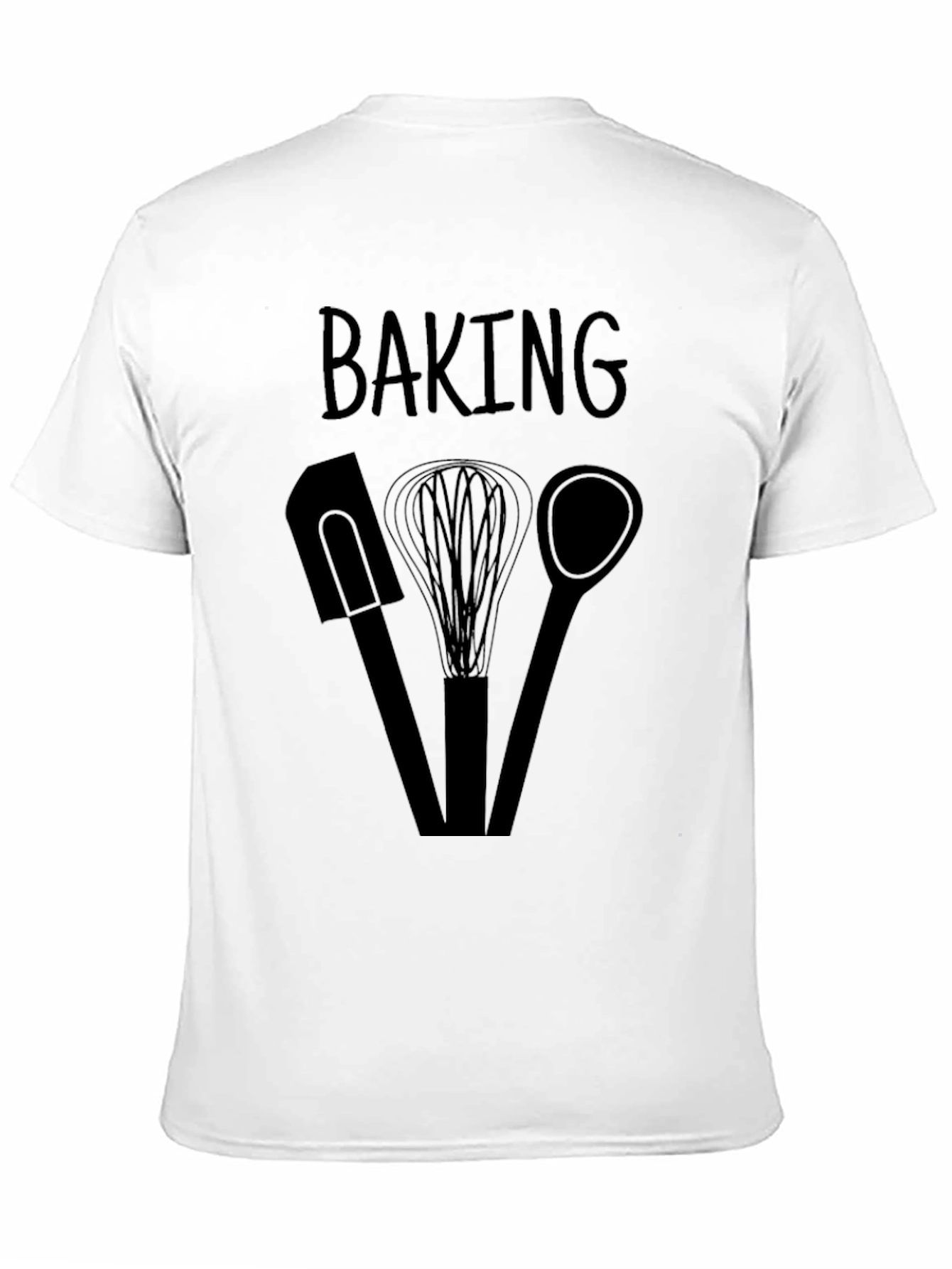 Baking Enthusiast T-Shirt - Kitchen Utensil Design