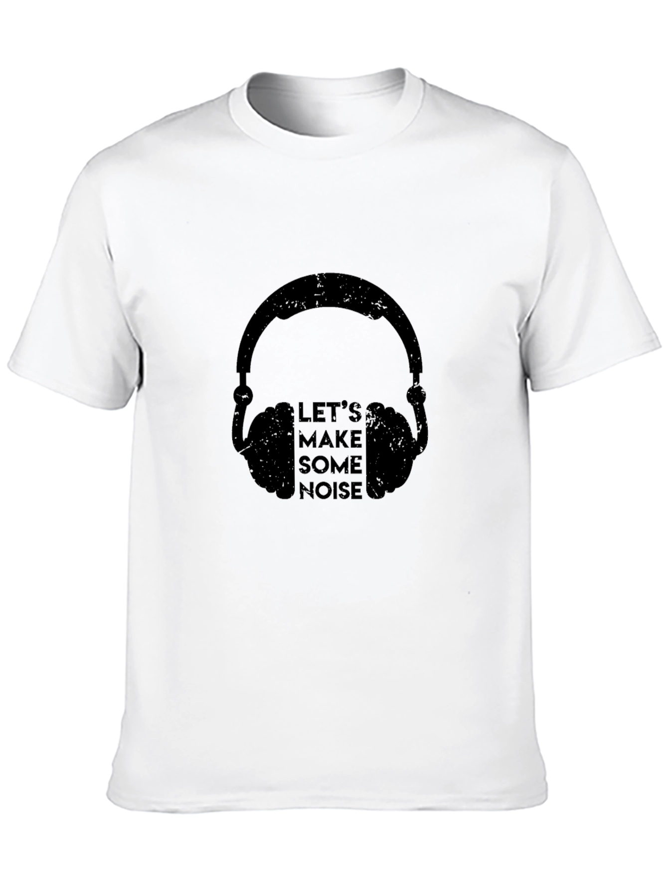 Lets Make Some Noise - Black Graphic Tee