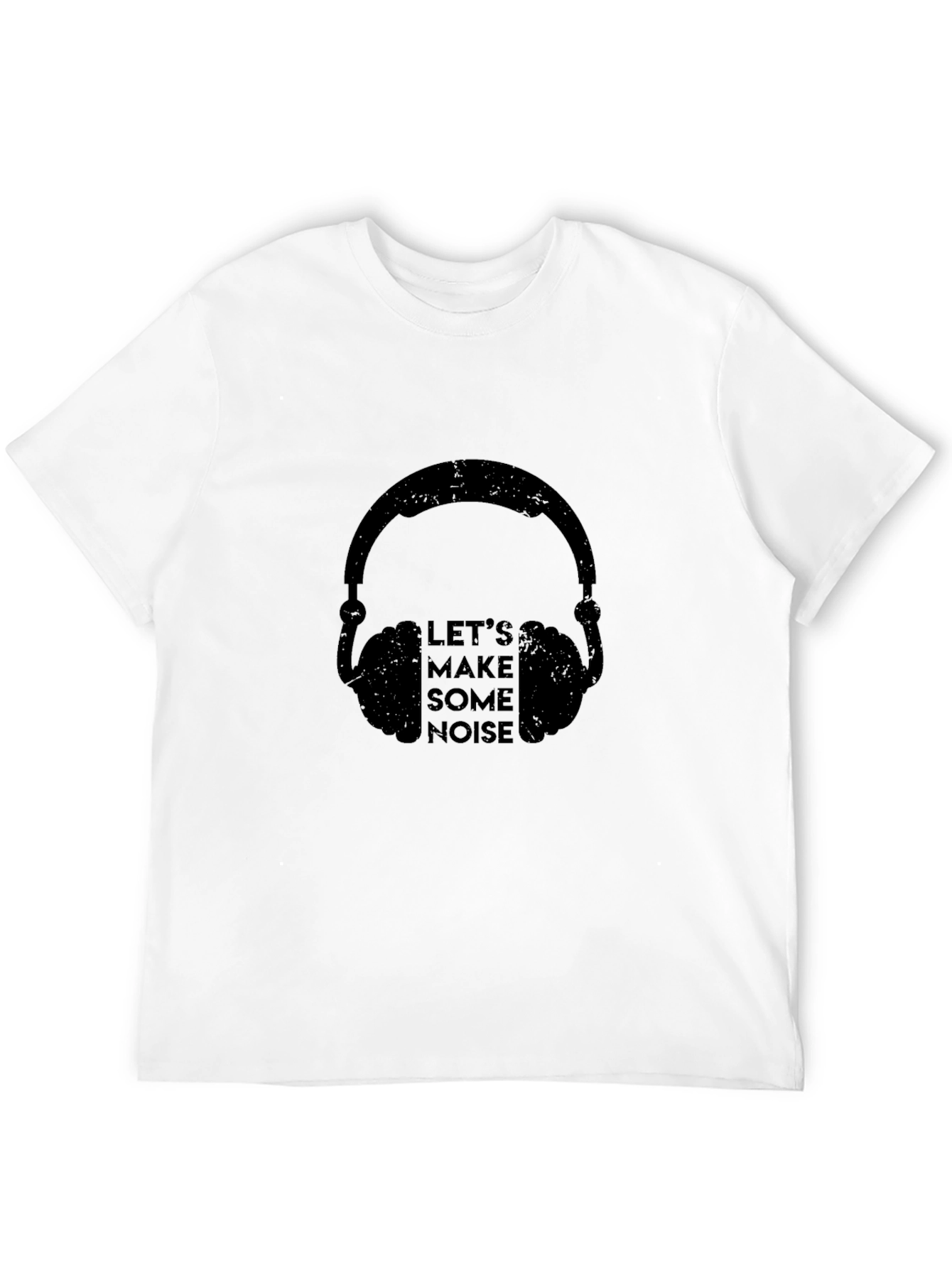 Lets Make Some Noise - Black Graphic Tee