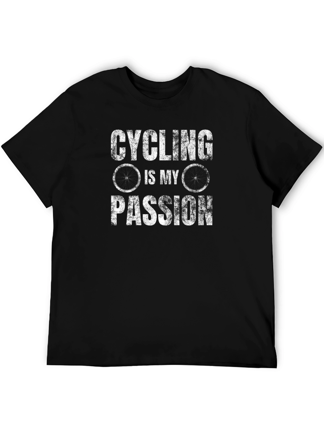 Cycling is My Passion Black T-Shirt