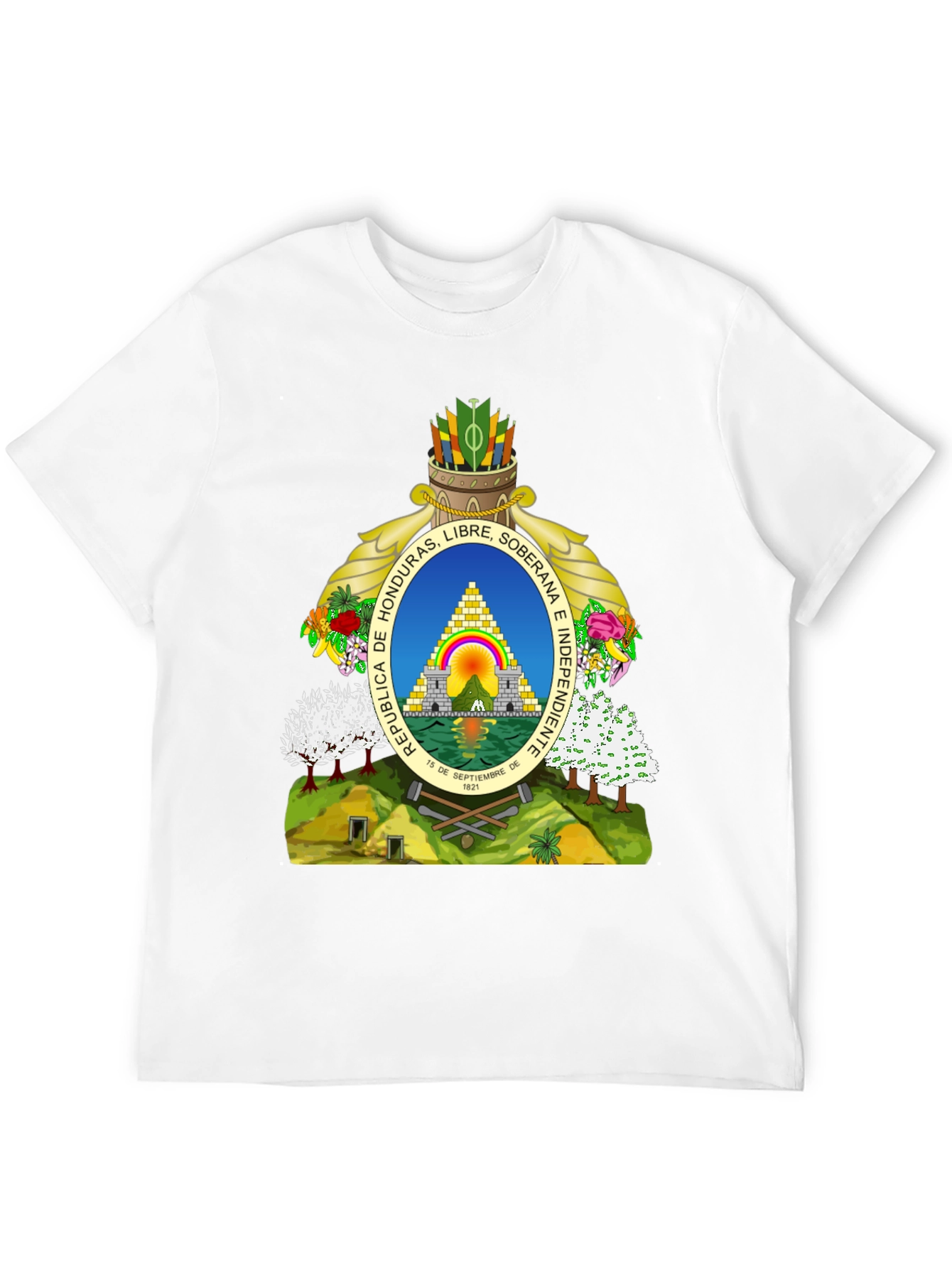 Honduras Flag Graphic T-Shirt