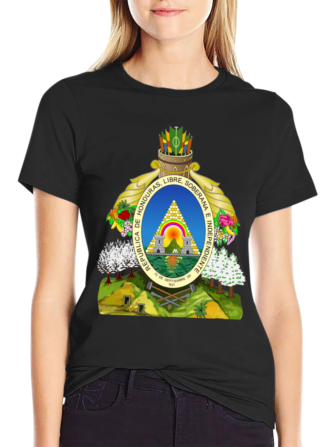 Honduras Flag Graphic T-Shirt