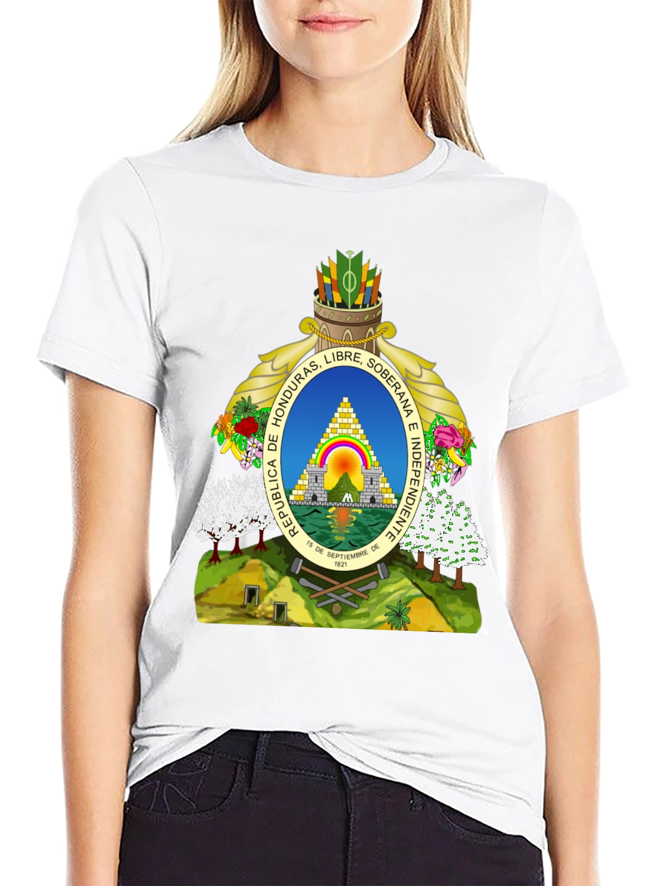 Honduras Flag Graphic T-Shirt