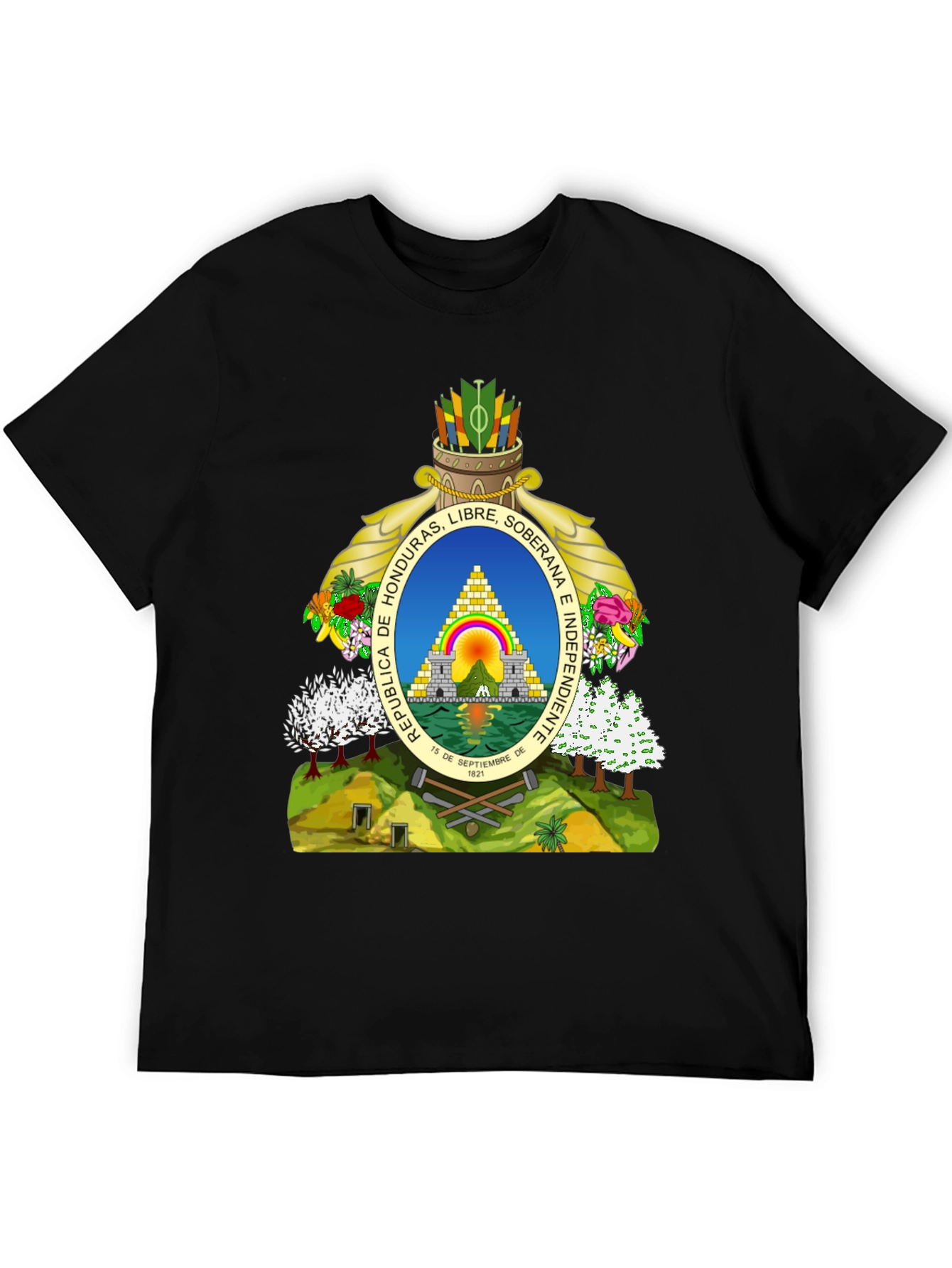 Honduras Flag Graphic T-Shirt