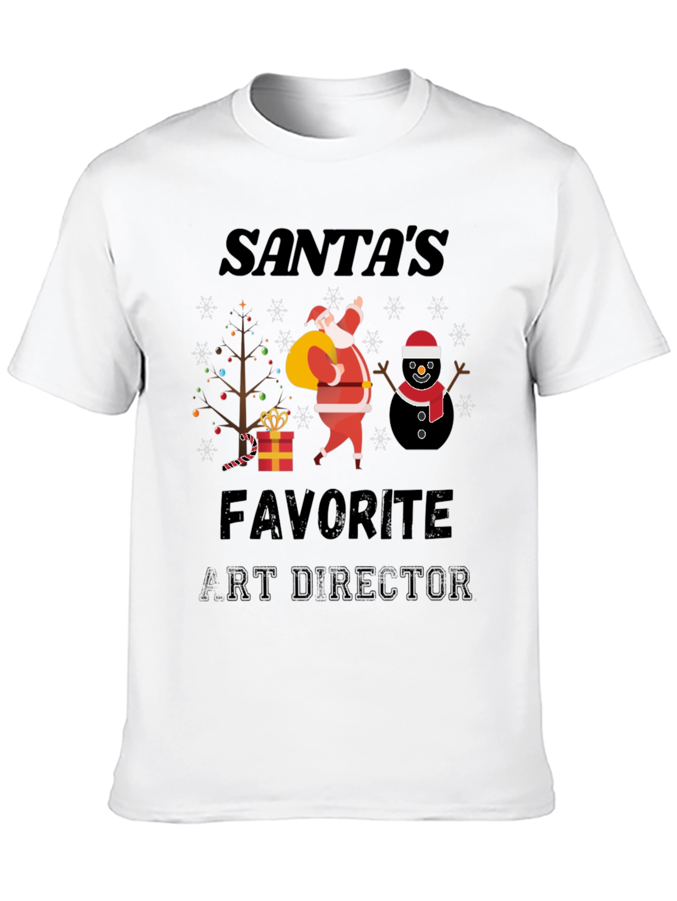 Santas Favorite Art Director Christmas T-Shirt