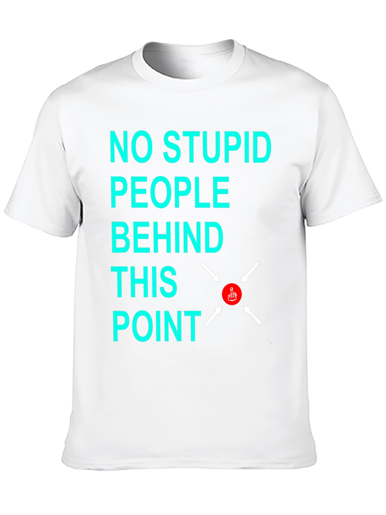 No Stupid People Graphic T-Shirt
