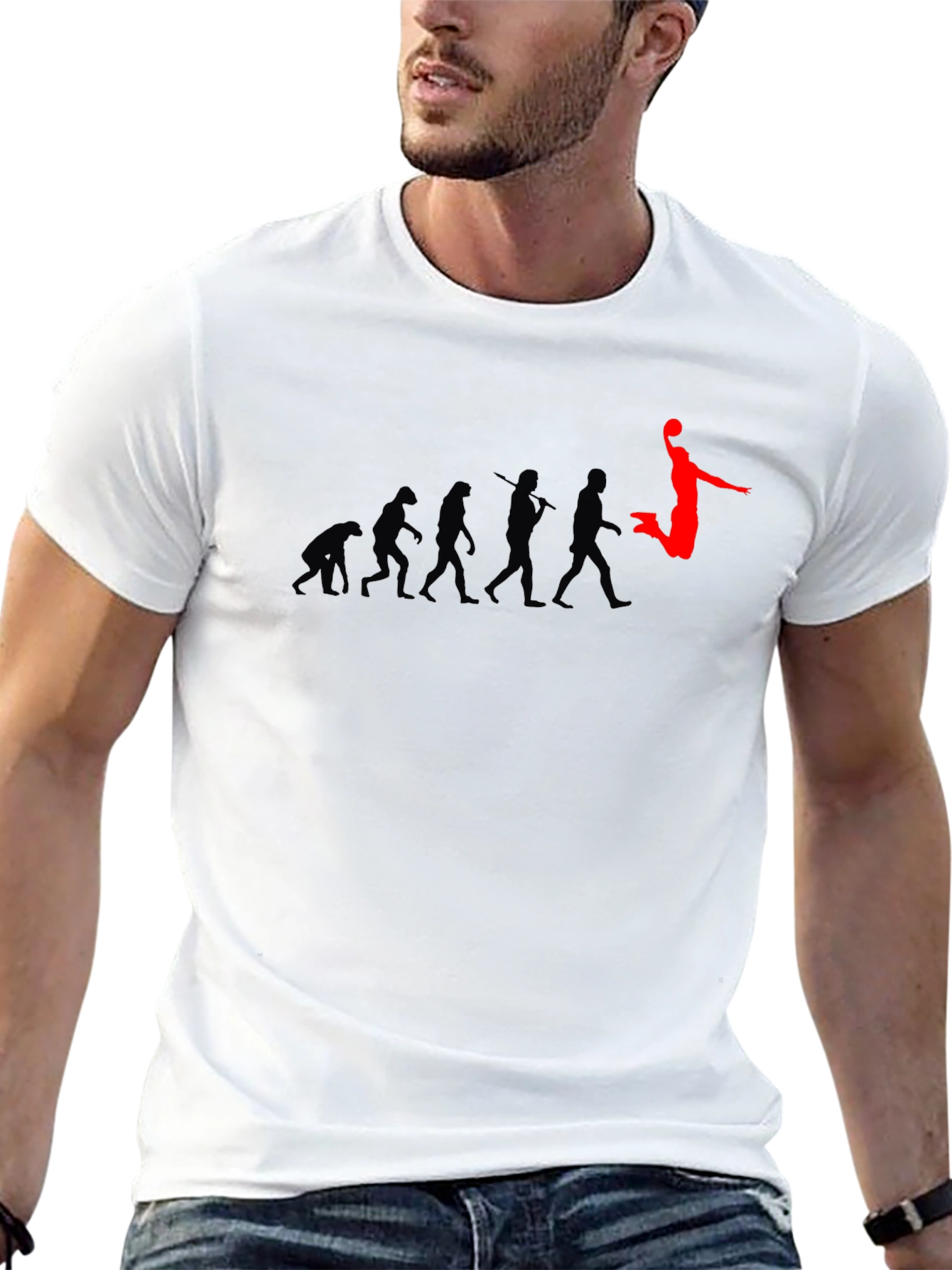 Evolution of Dunk Black Tee