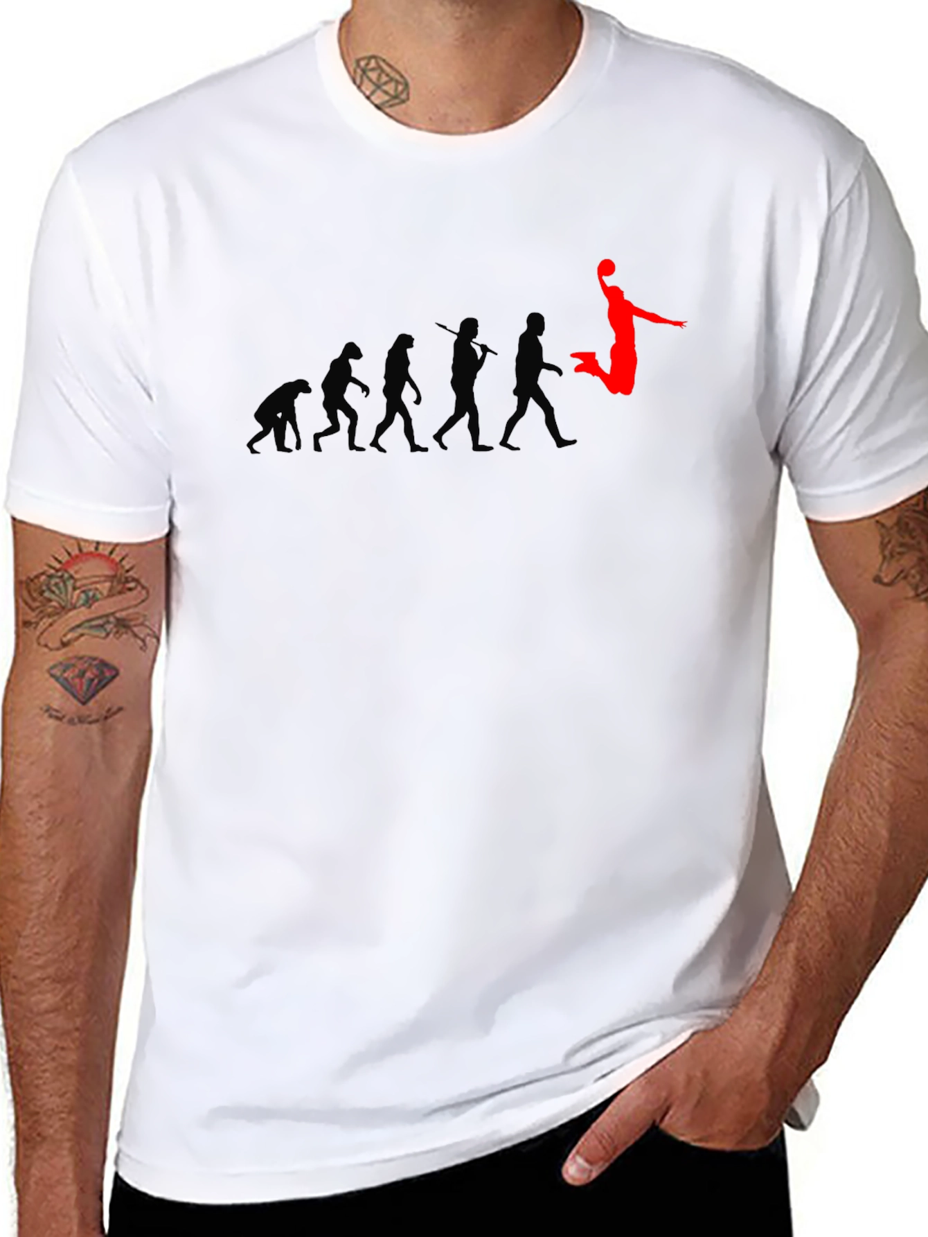 Evolution of Dunk Black Tee