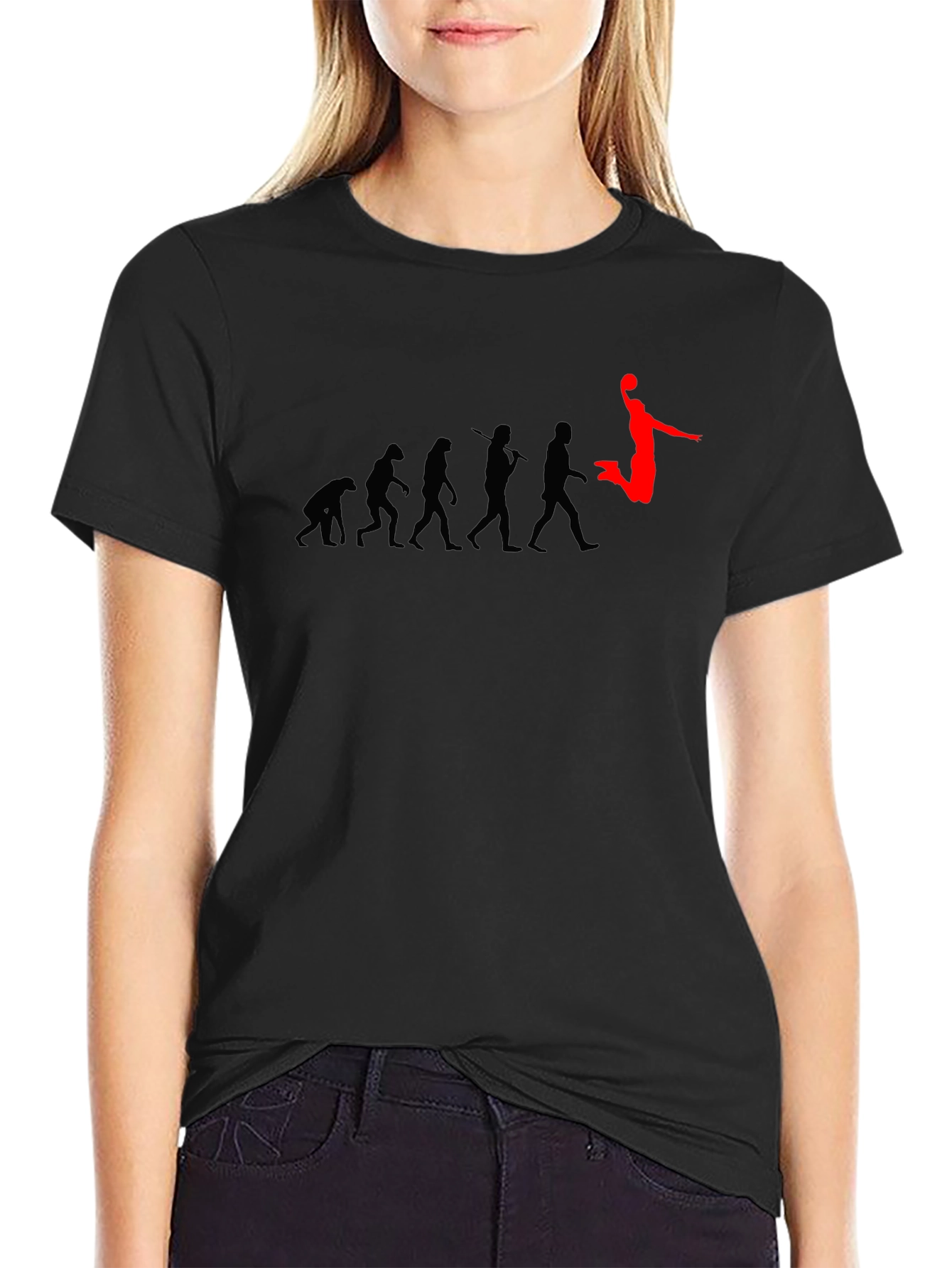 Evolution of Dunk Black Tee