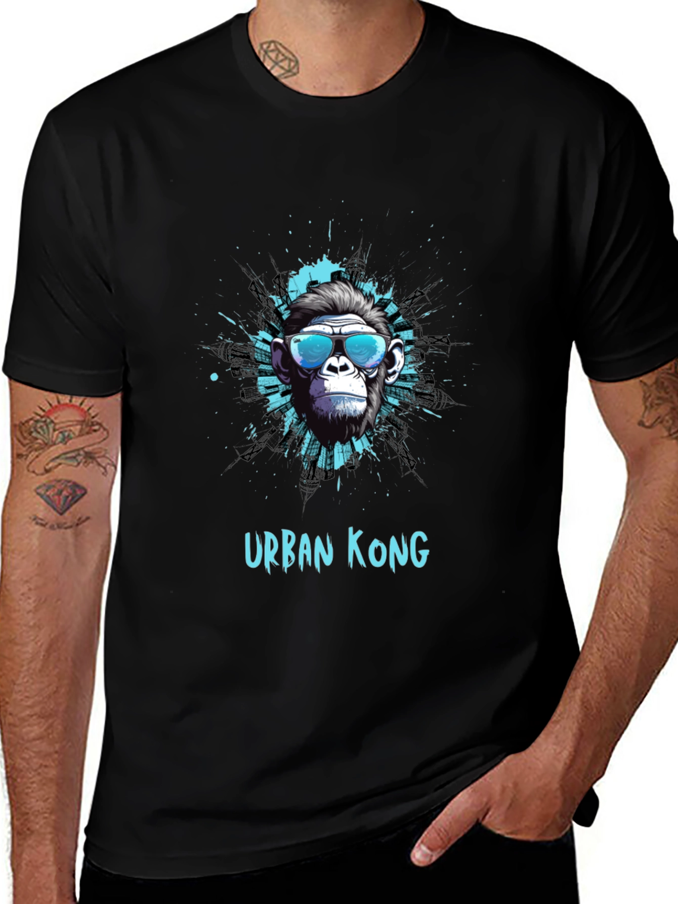 Urban Kong Graphic Tee - Cool Monkey T-Shirt
