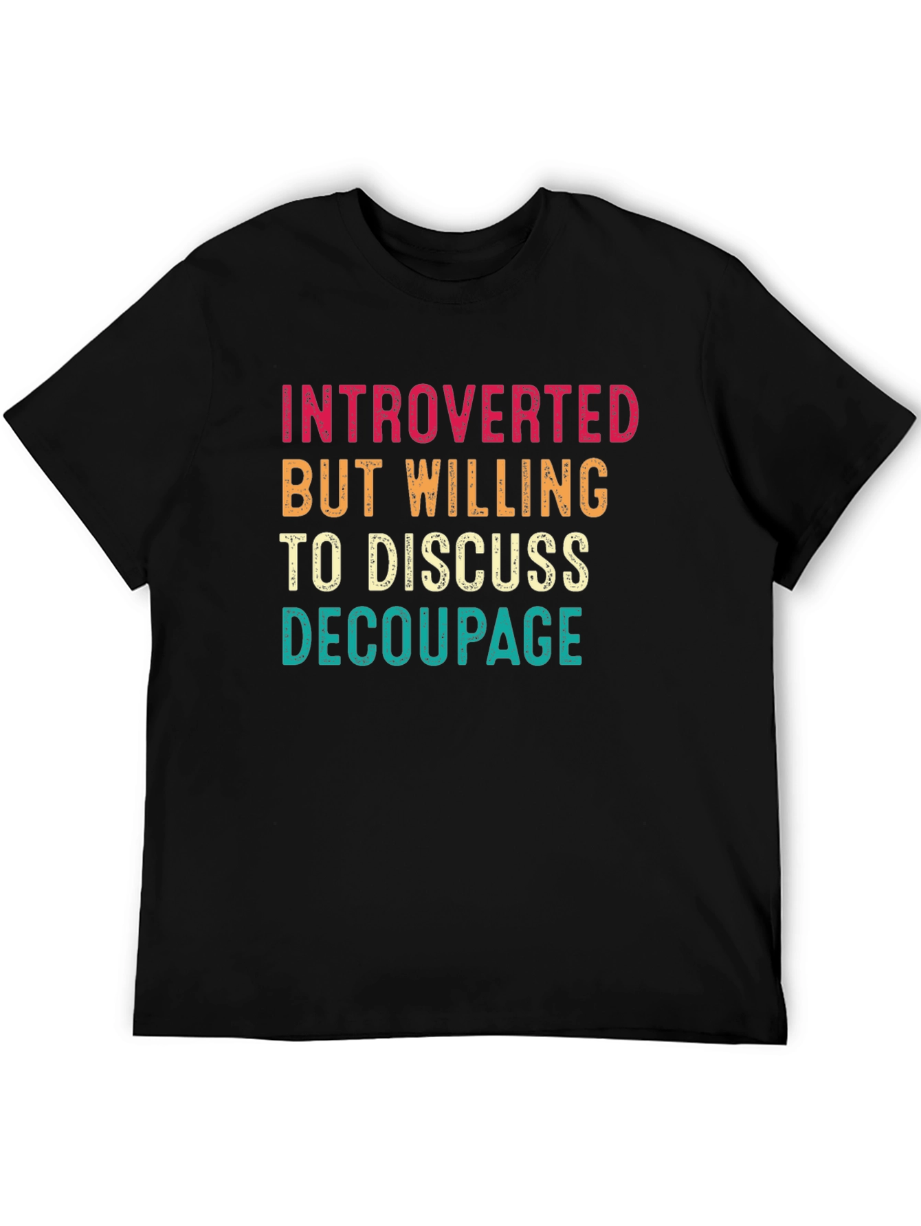Introverted Decoupage Graphic Tee