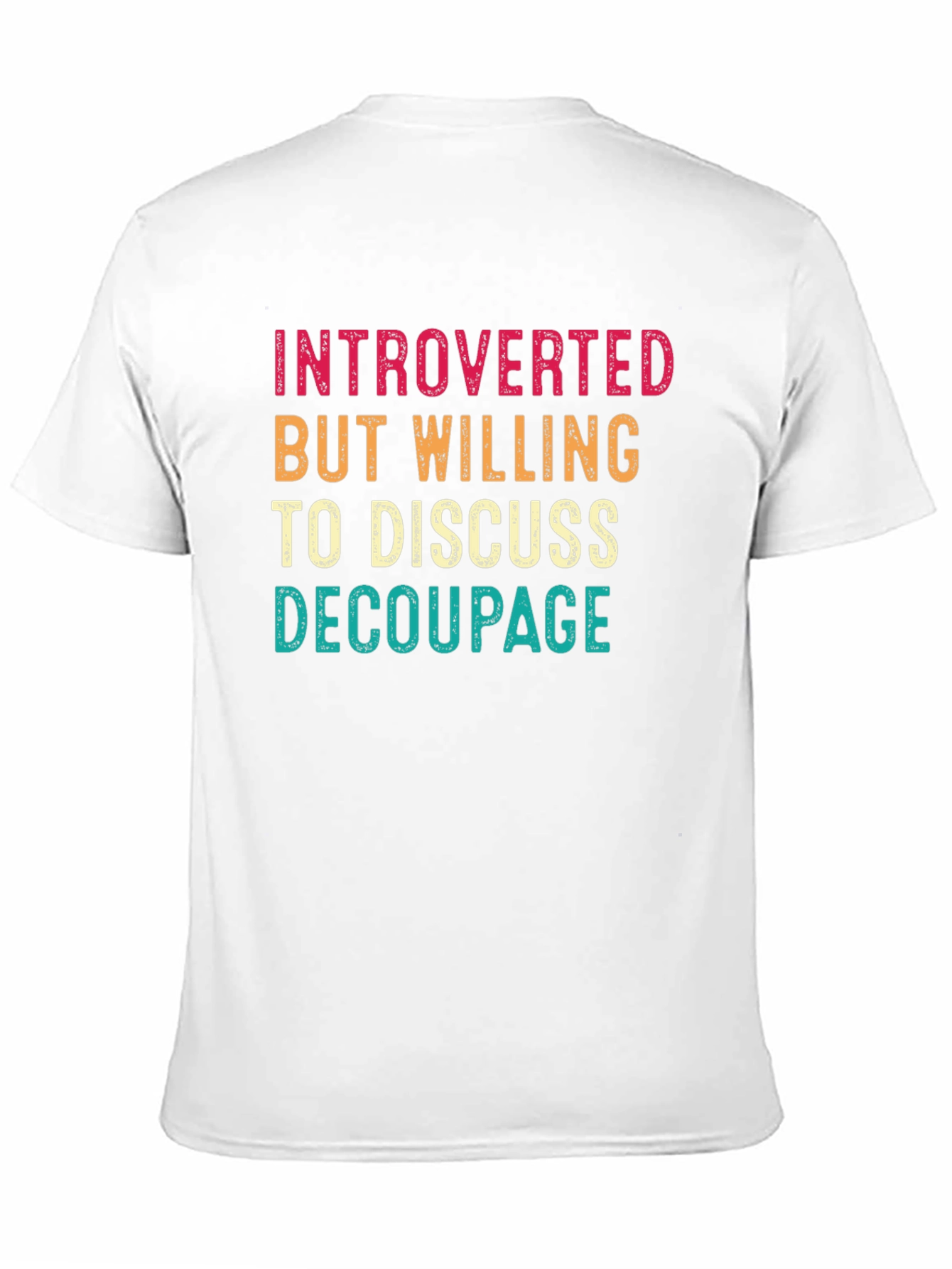 Introverted Decoupage Graphic Tee
