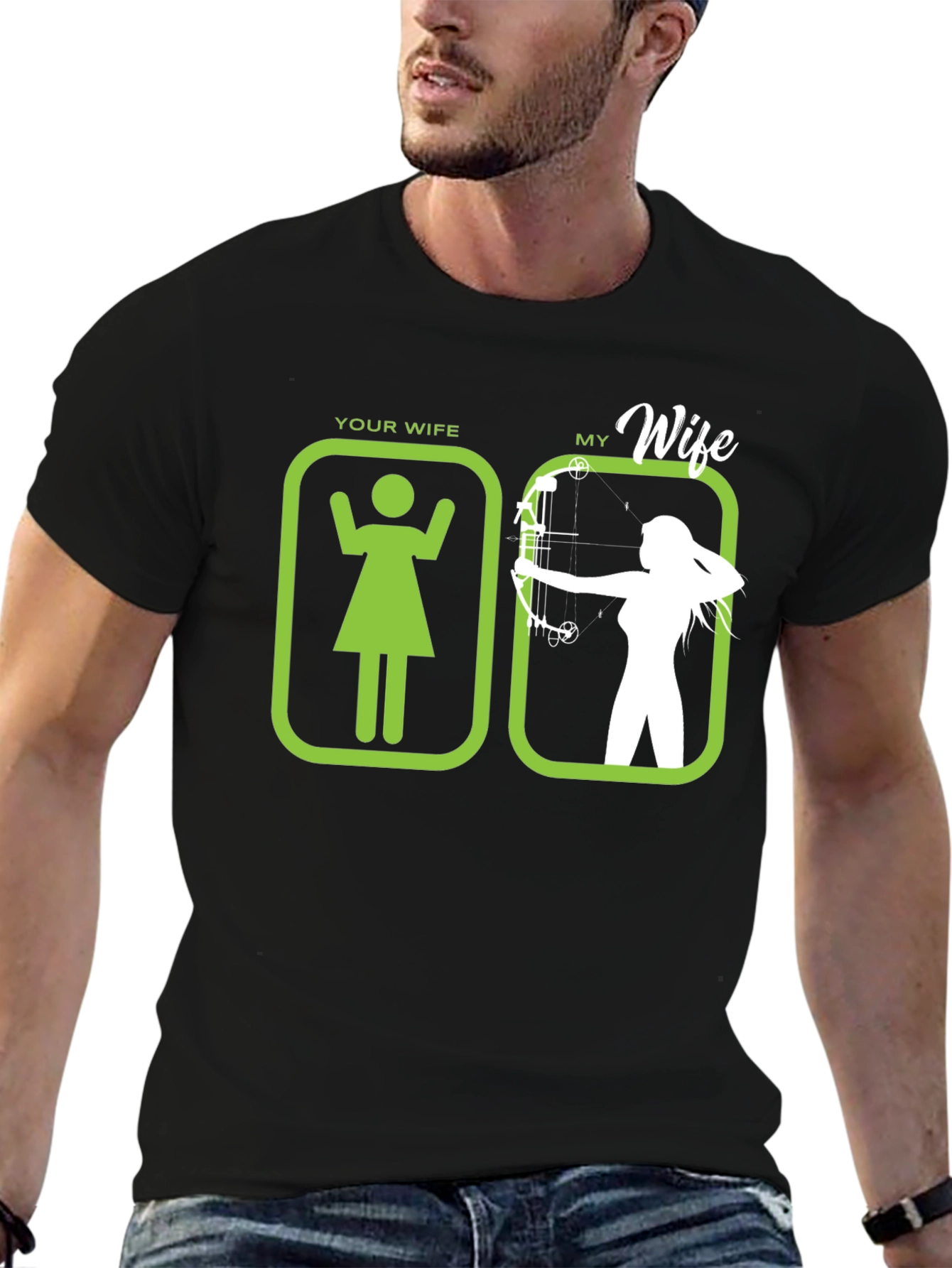 Archer Wife Graphic T-Shirt - Funny Husband Tee