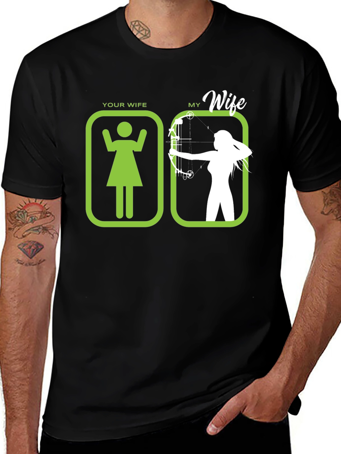 Archer Wife Graphic T-Shirt - Funny Husband Tee