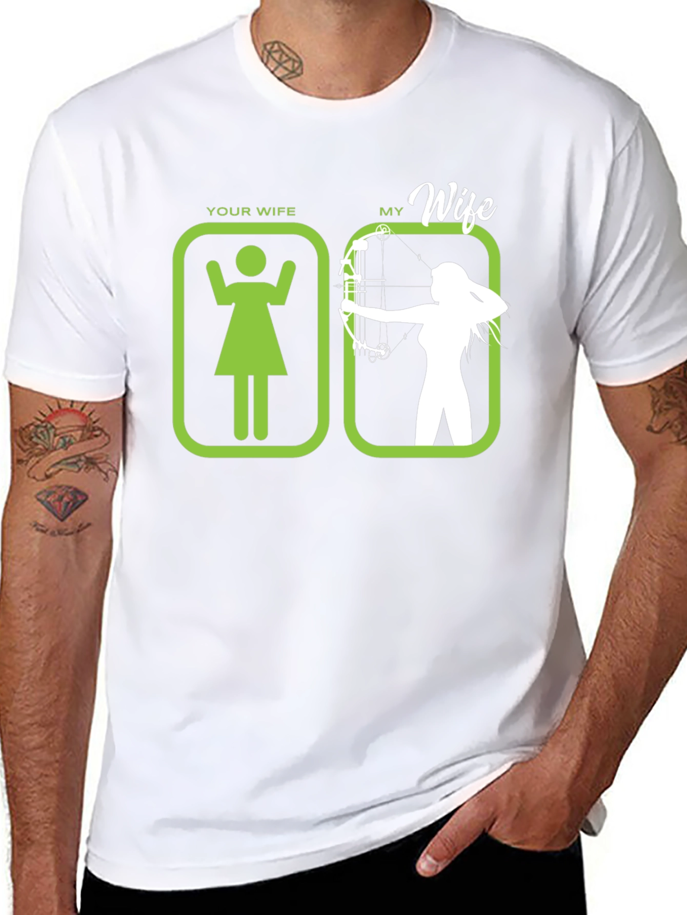 Archer Wife Graphic T-Shirt - Funny Husband Tee